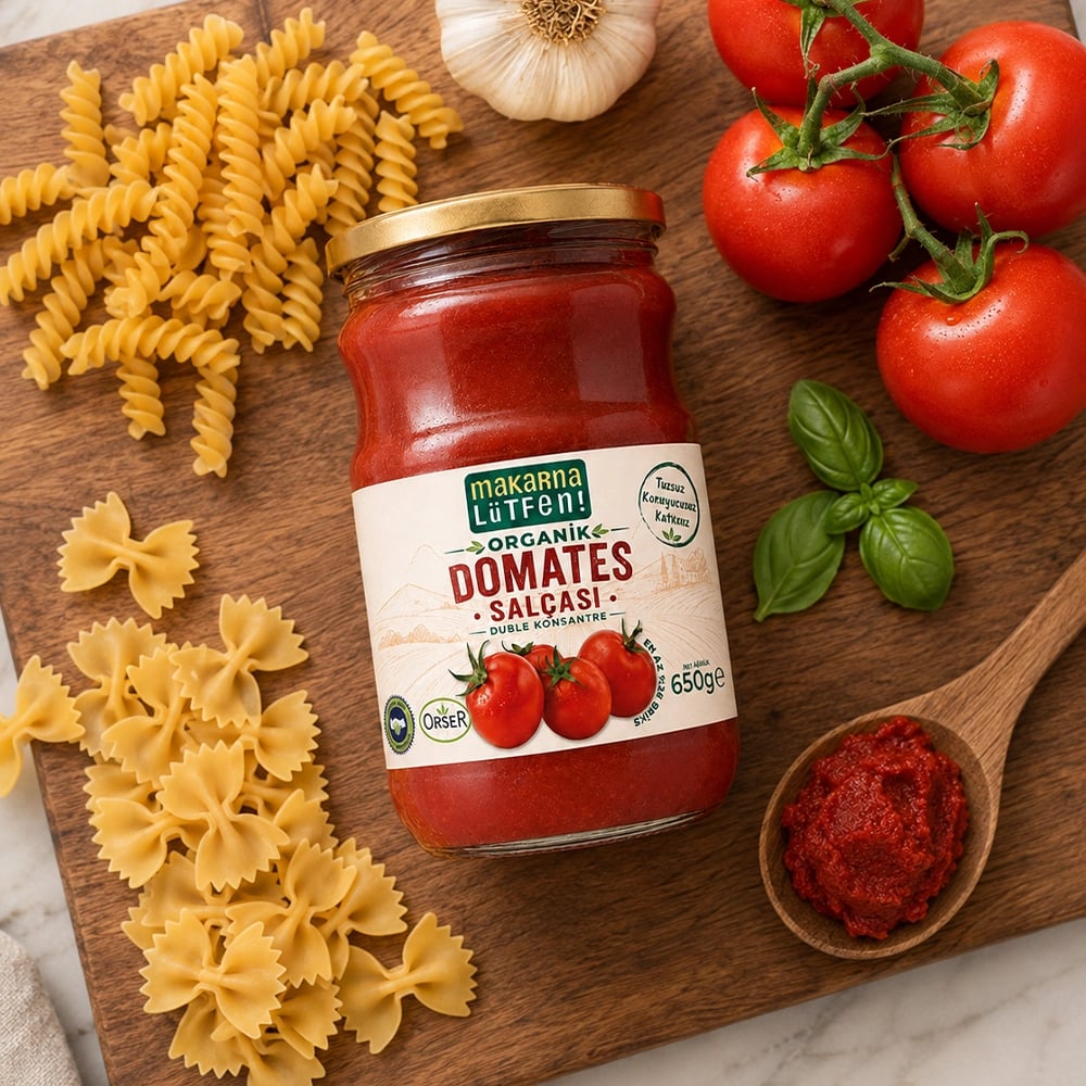 Organik Domates Salçası (650 g) 3