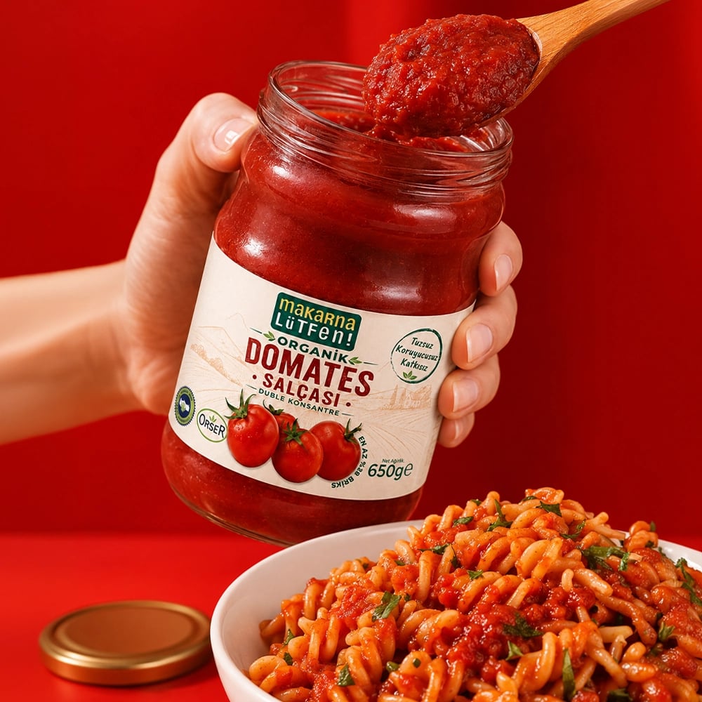 Organik Domates Salçası (650 g) 2