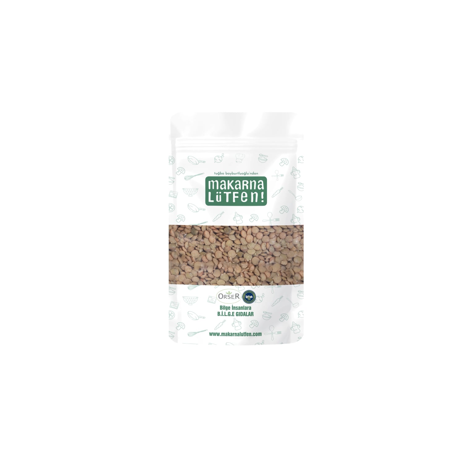 Organik Yeşil Mercimek (250 gram) 3