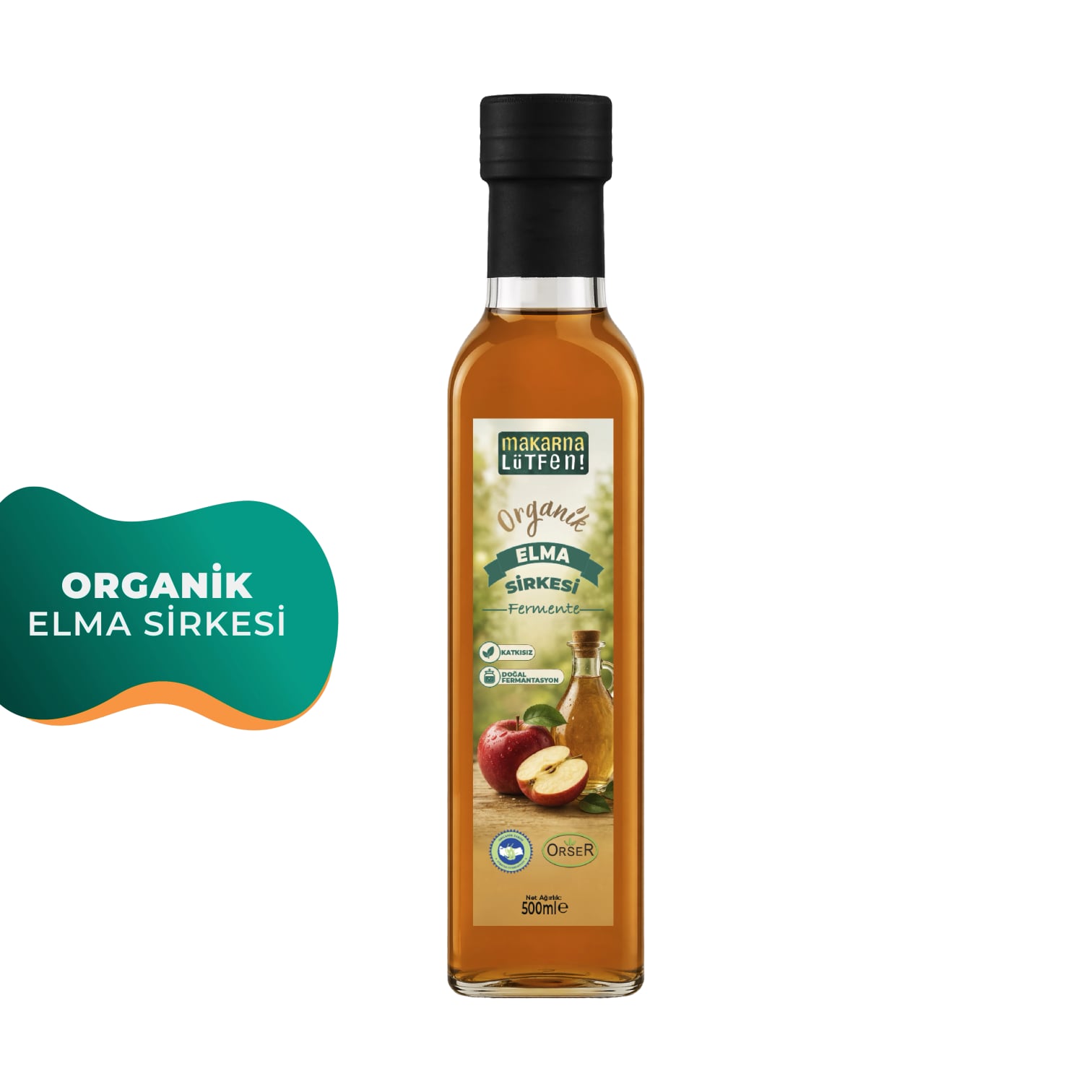 Organik Elma Sirkesi (500 ml) 2