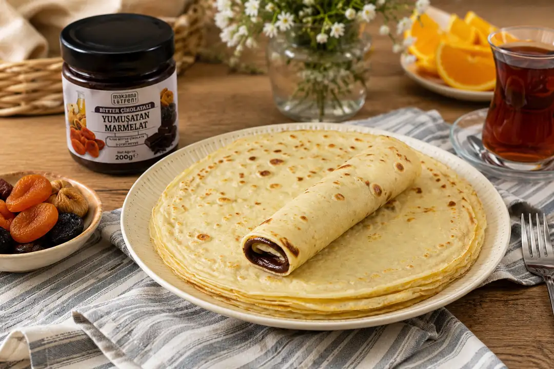 marmelatlı krep