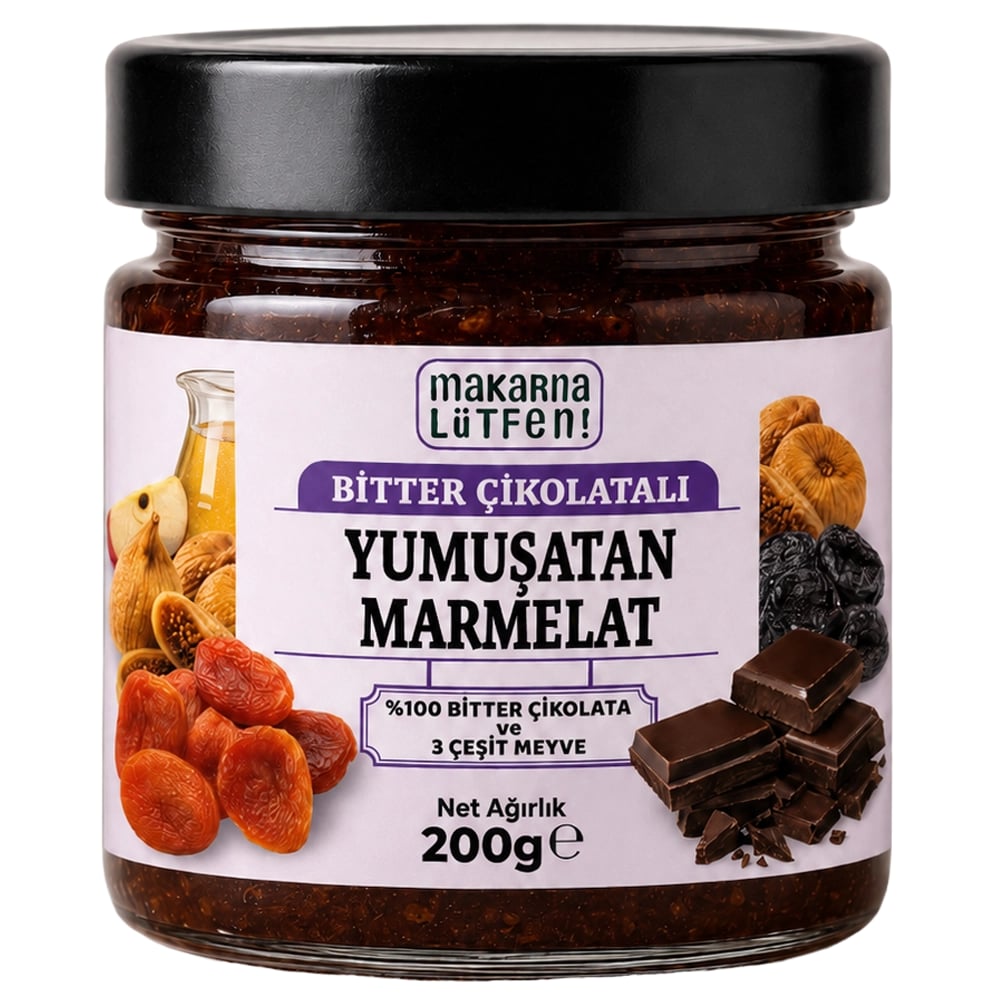 Bitter Çikolatalı Yumuşatan Marmelat (200 g)