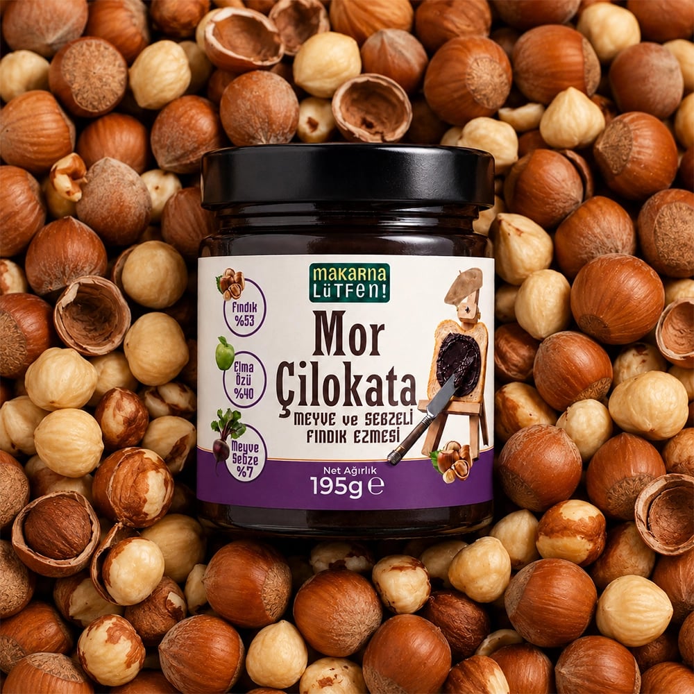 Mor Çilokata (Antosiyoninli Fındık Kreması-195 gram) 4