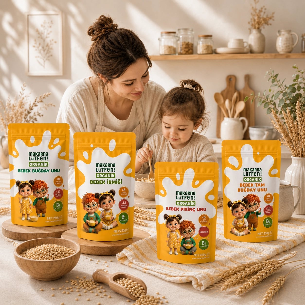 Avantajlı 4 Lü Bebek Ek Gıda Seti (4x 250g) 2