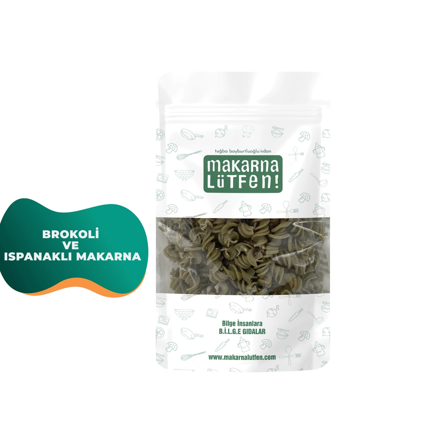 Brokoli ve Ispanaklı Makarna (200 gram) 3