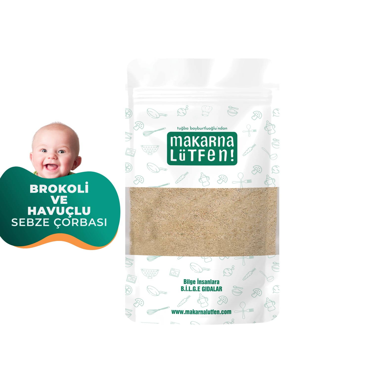 Bebeğiniz İçin Doğal Lezzet: Brokoli ve Havuçlu Şifa Çorbası (50 gr, 8+ Ay) 2