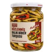 Közlenmiş Yağlı Balık Biber Turşusu (Hafif Acılı - 290 g)