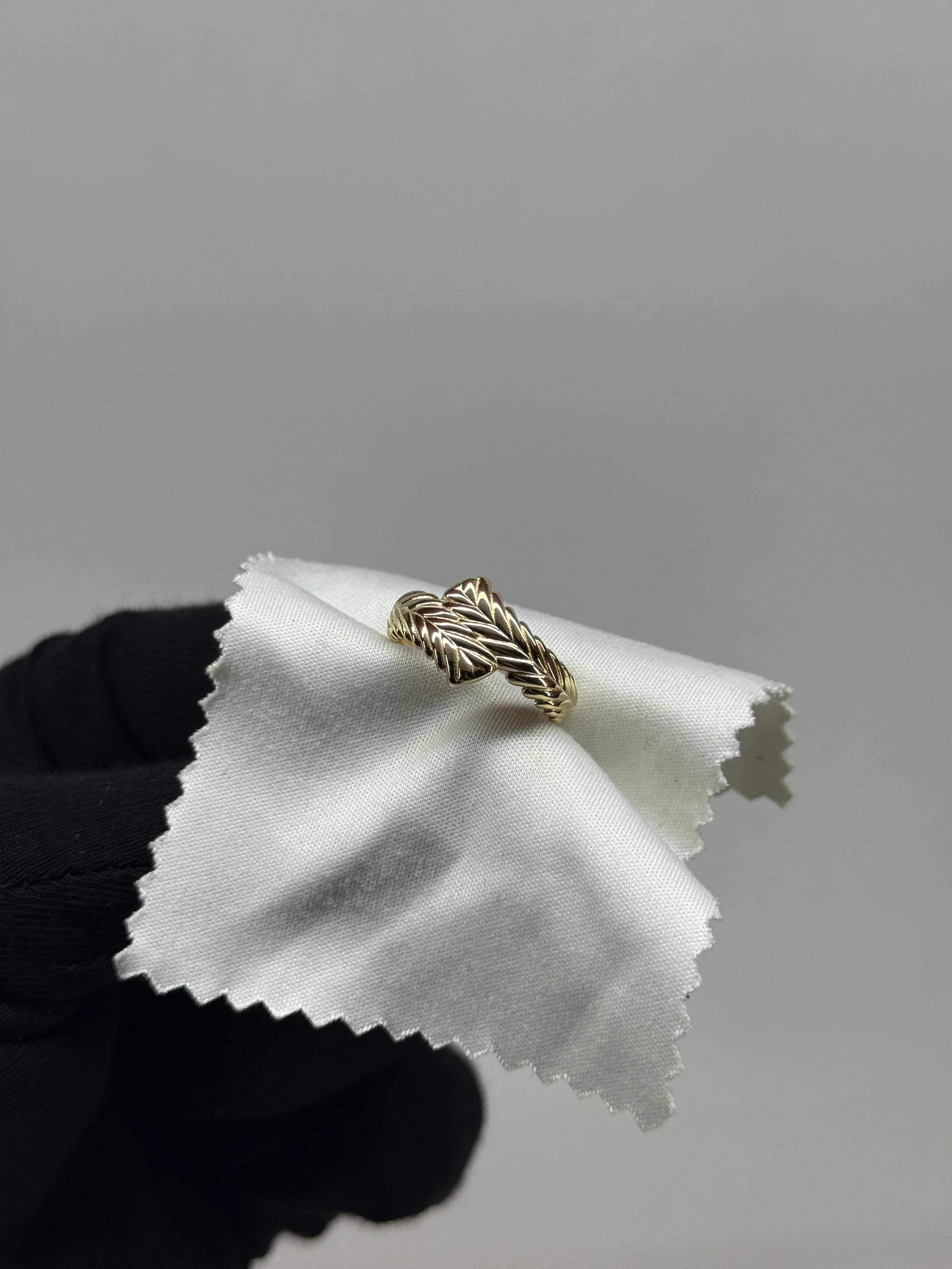 14 K Bombeli Sarmal Altın Yüzük