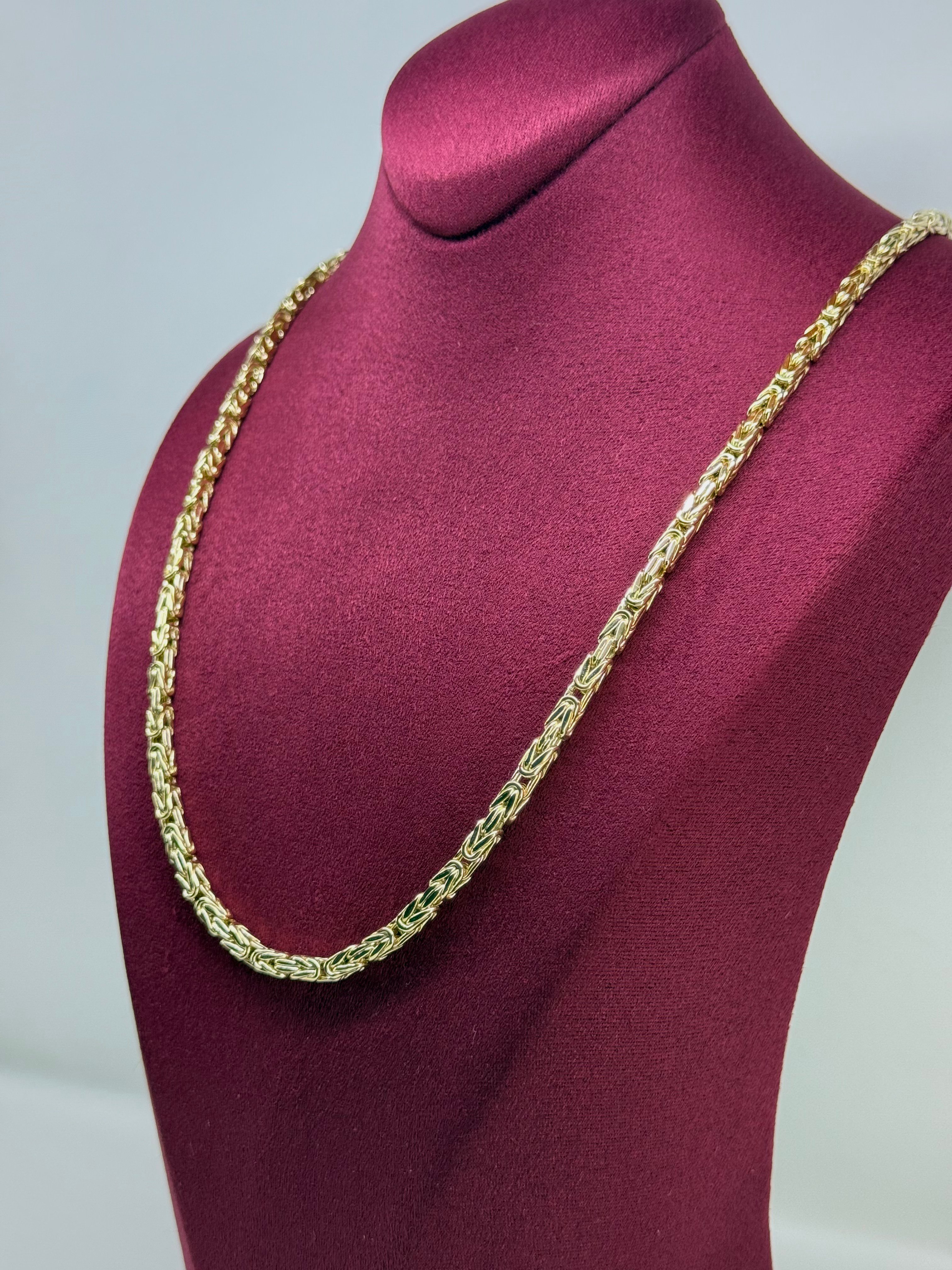 14 K 3,5mm Kralz Zincir Altın Kolye