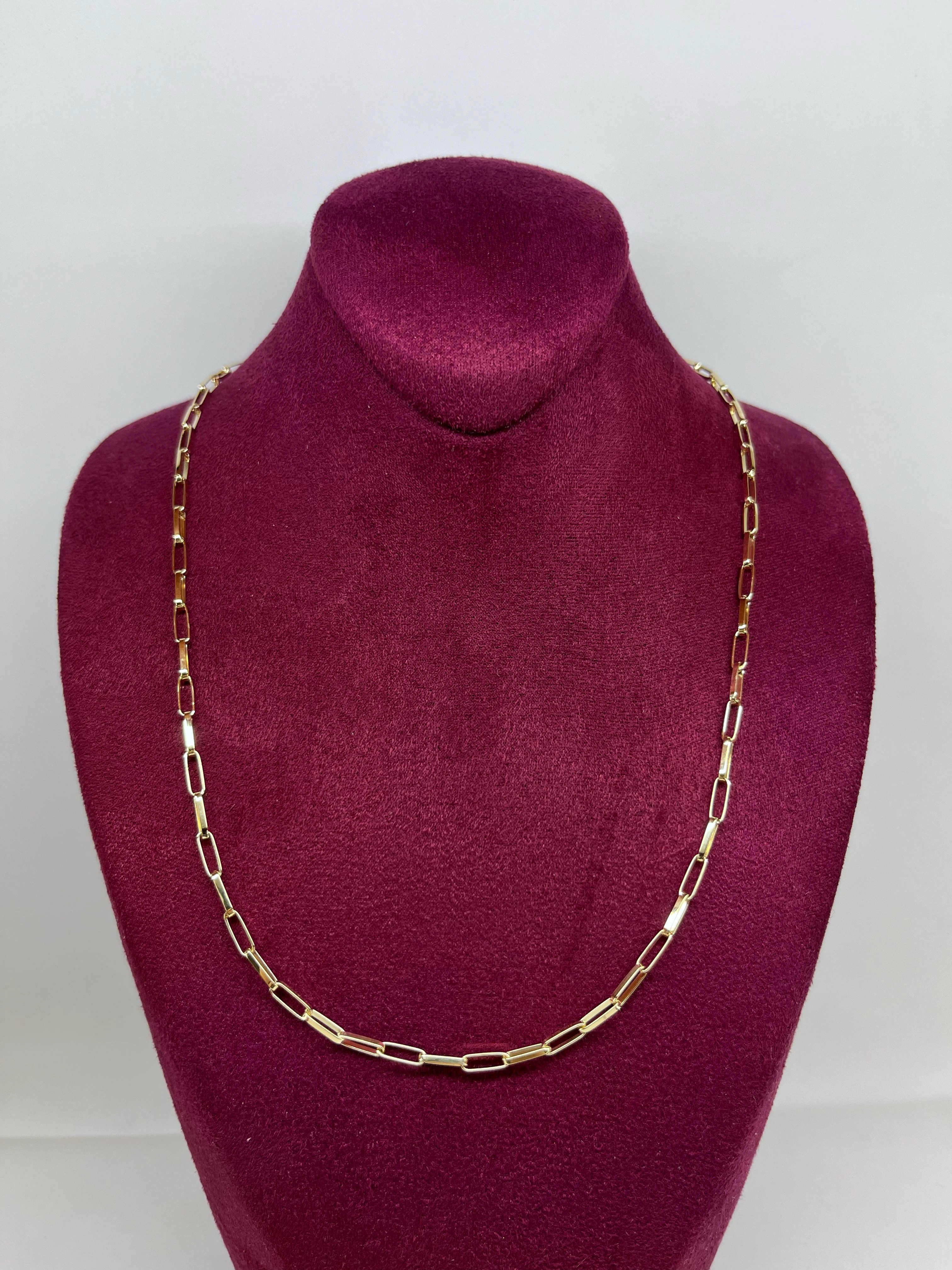 18 K Zincir Altın Kolye