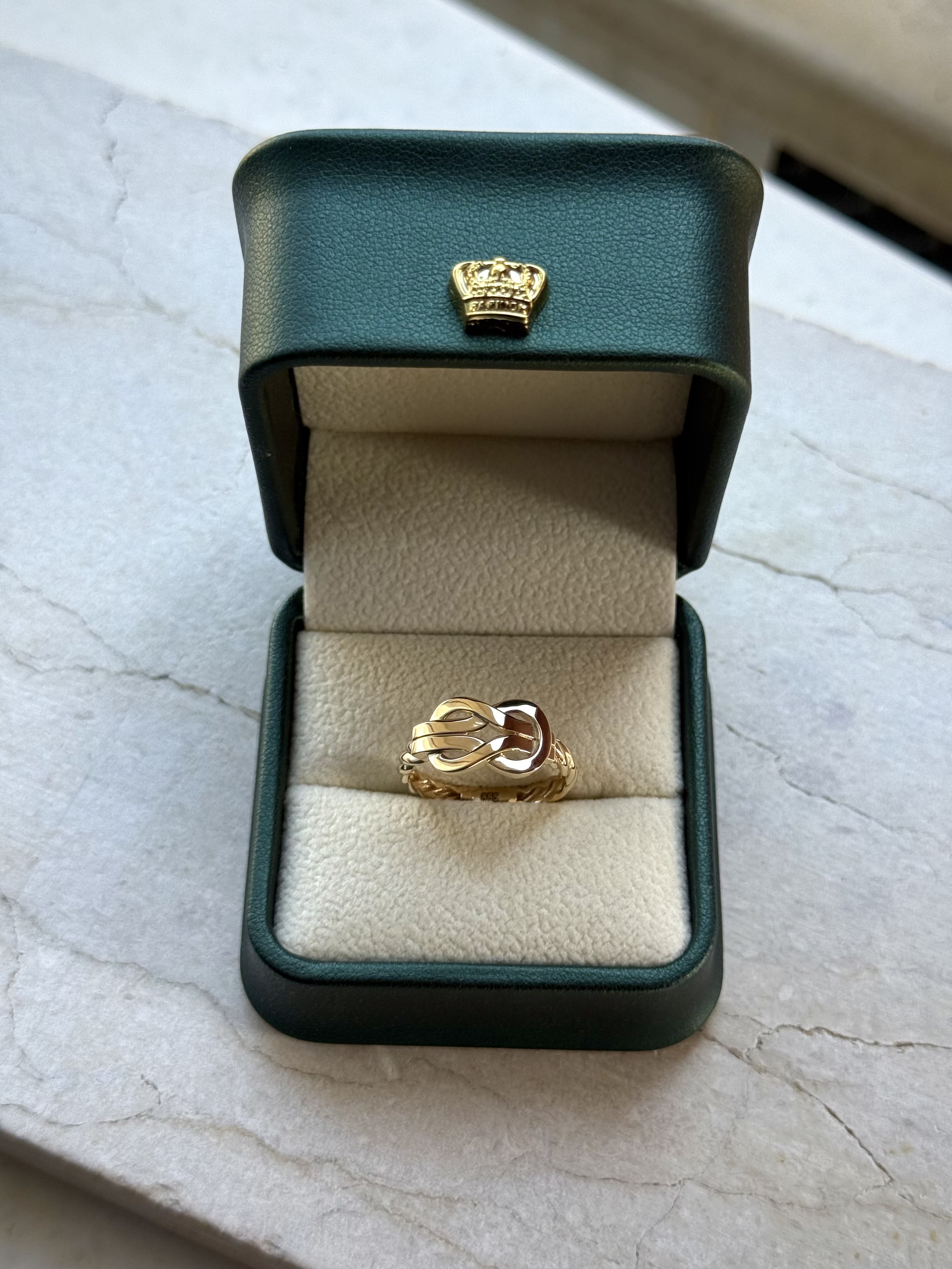 14 K Sonsuzluk Altın Yüzük