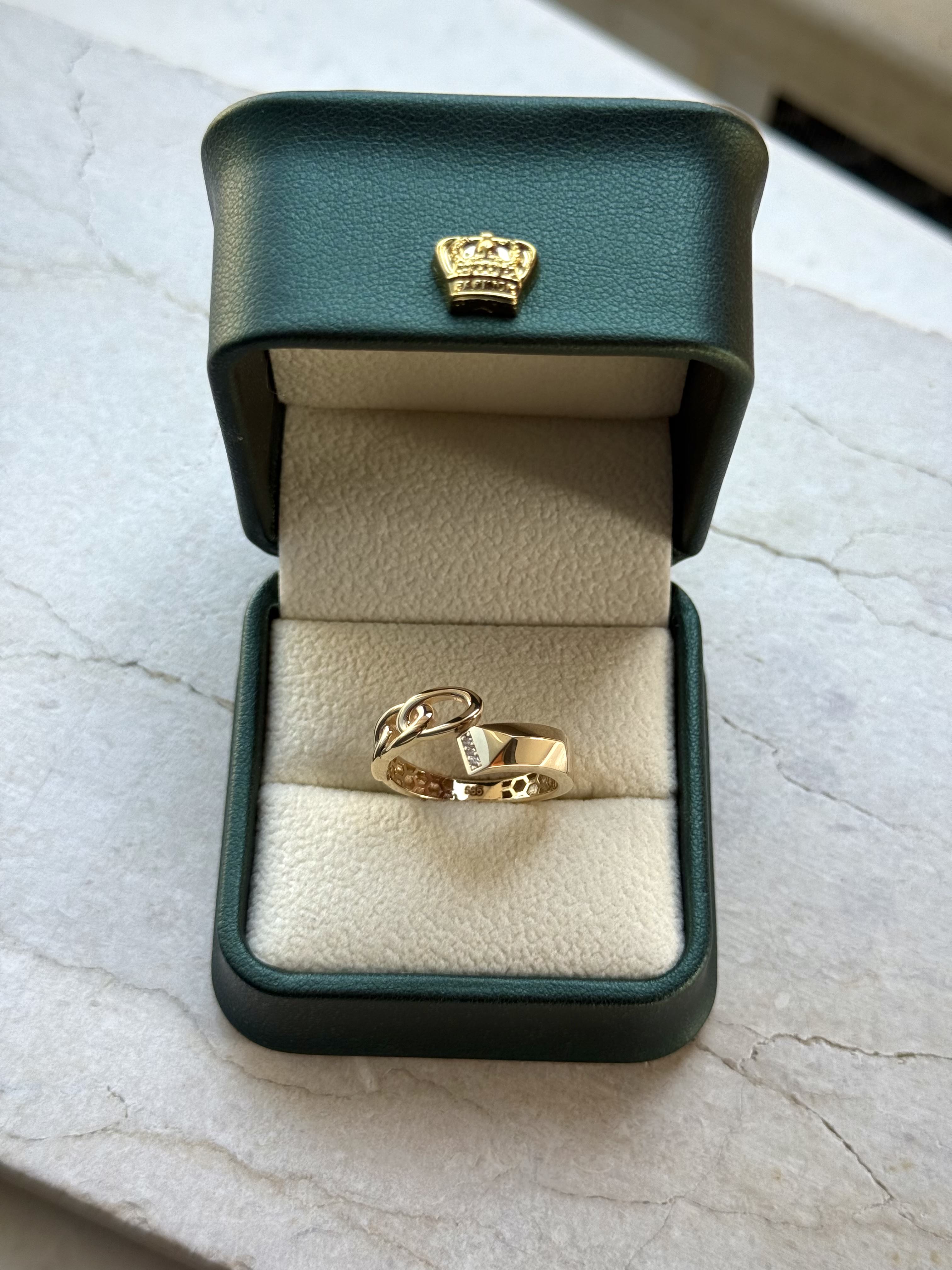 14 K Düğüm Altın Yüzük