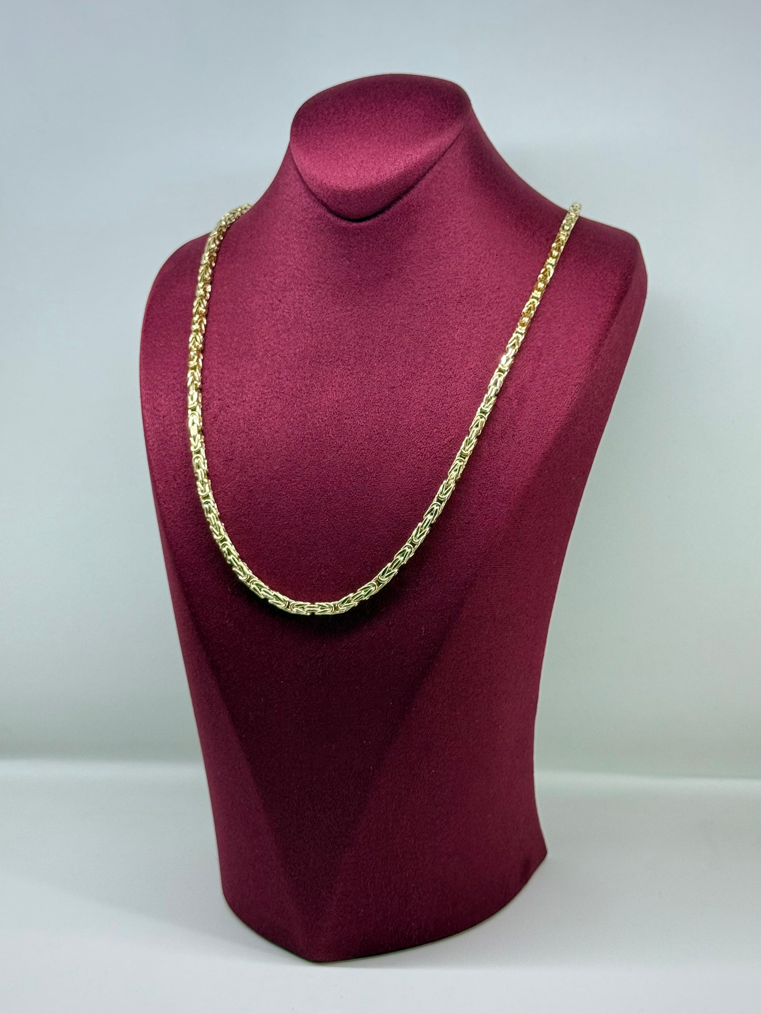 14 K 3,5mm Kralz Zincir Altın Kolye
