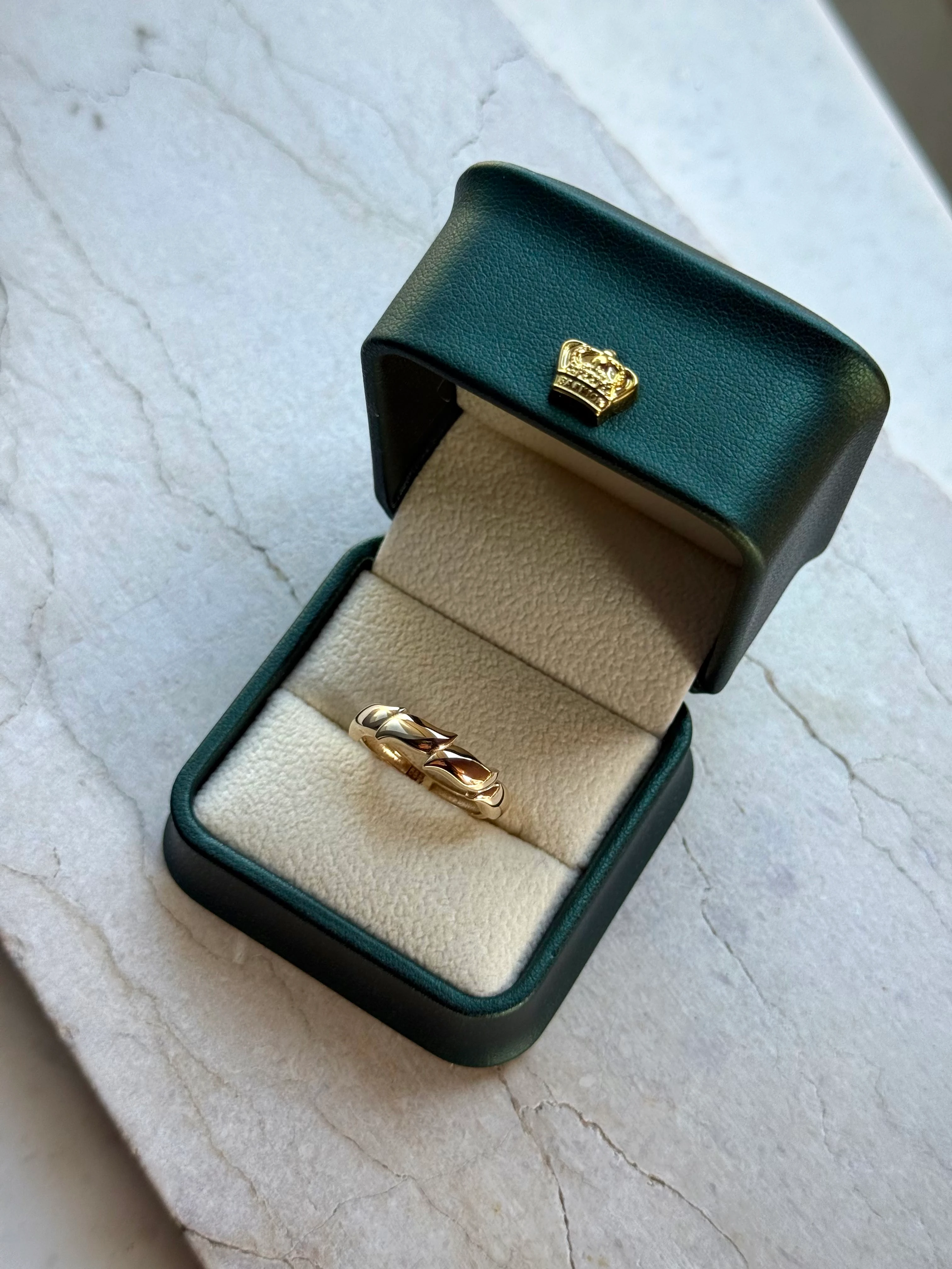 14 K Zarif Bağ Altın Yüzük