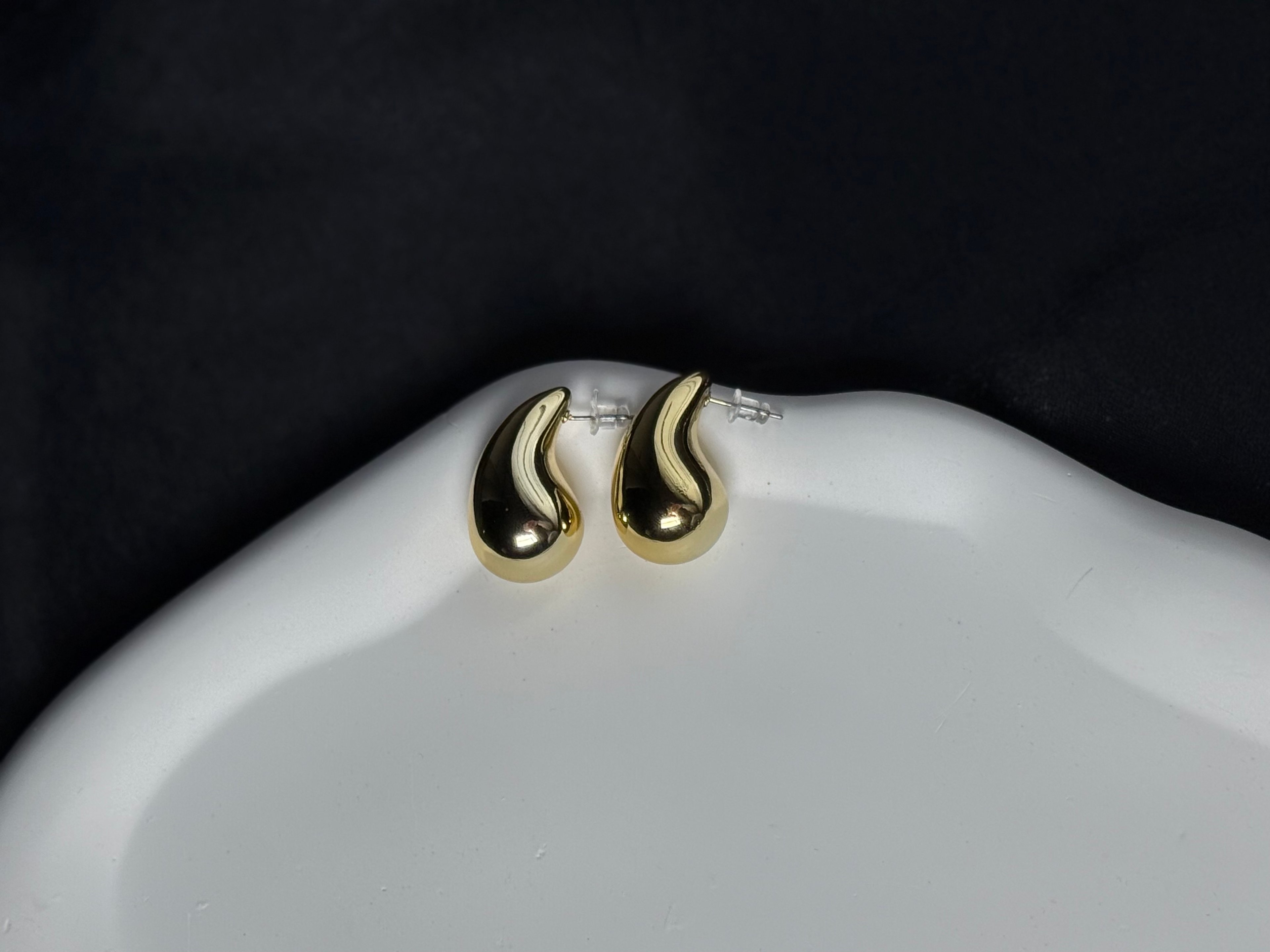 Gold Damla Küpe
