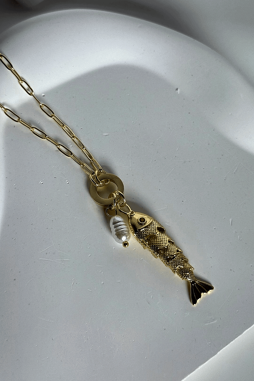 Gold Balık Kolye