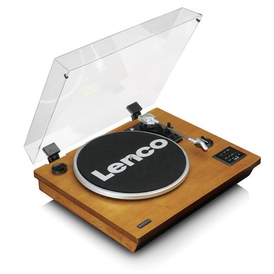 Lenco LS-55 WA Ahşap Hoparlörlü Bluetoothlu USBli Pikap Plak Çalar