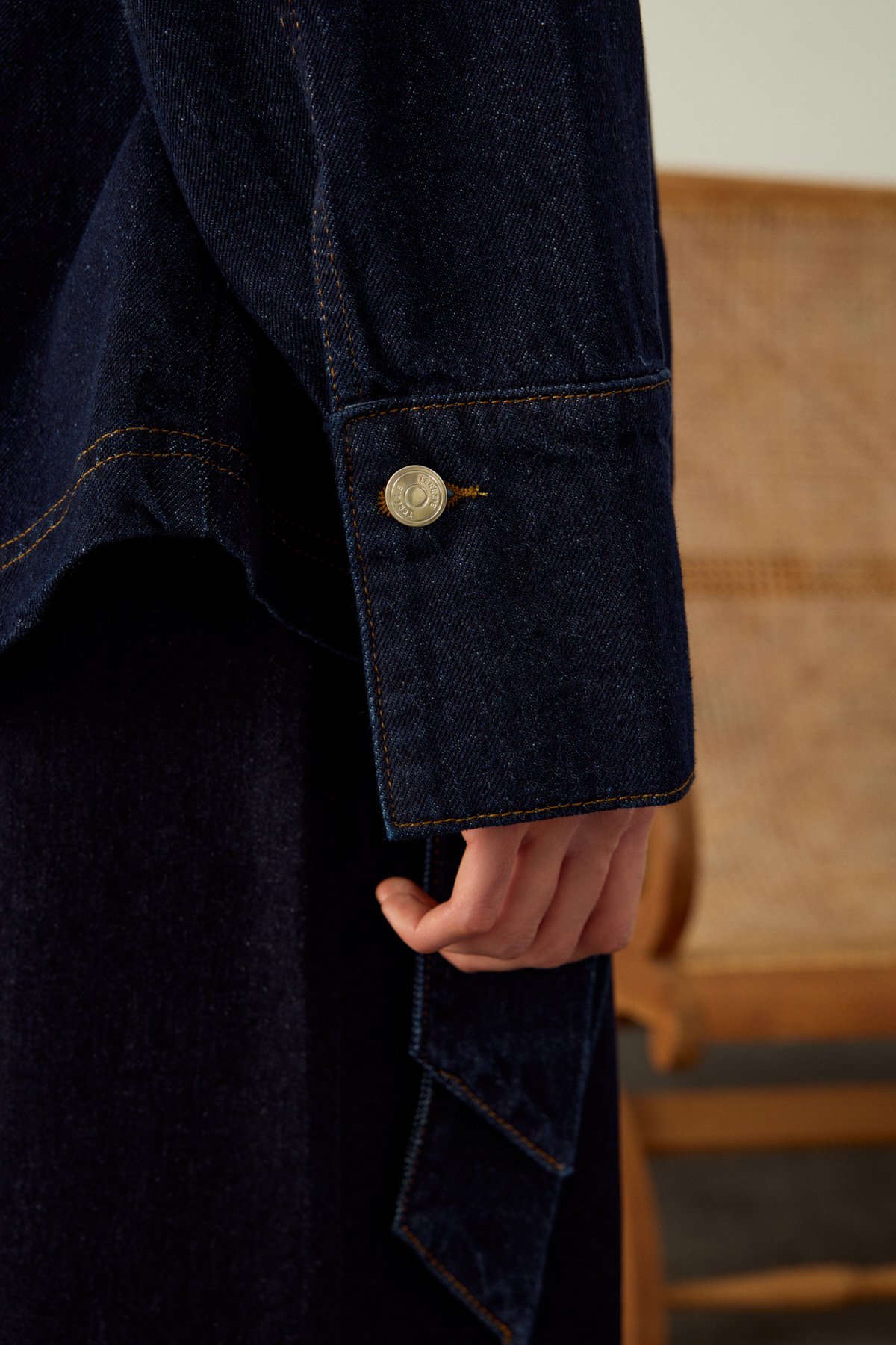 WRAP DENIM CEKET
