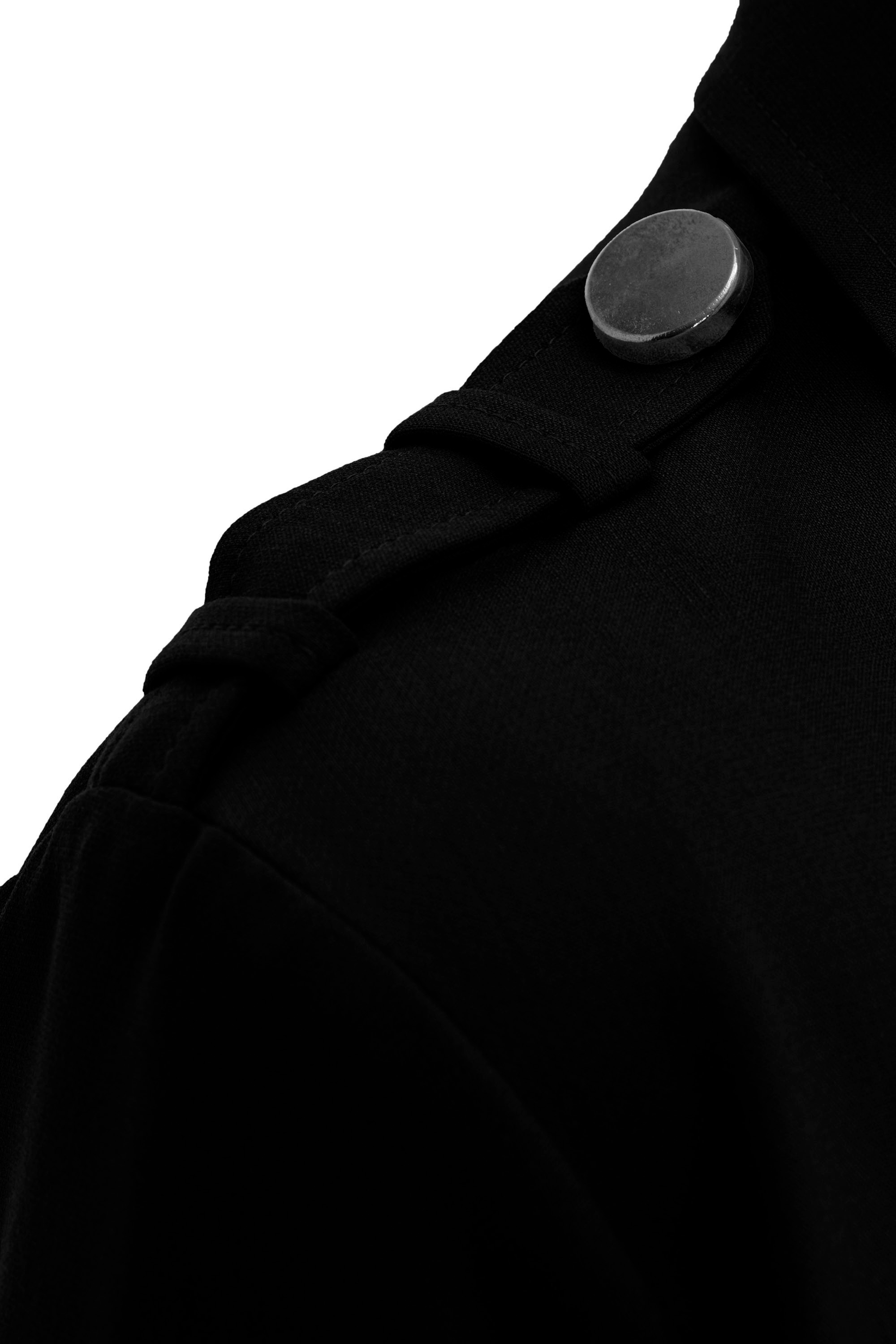 DÜĞME DETAYLI BLAZER CEKET - SİYAH