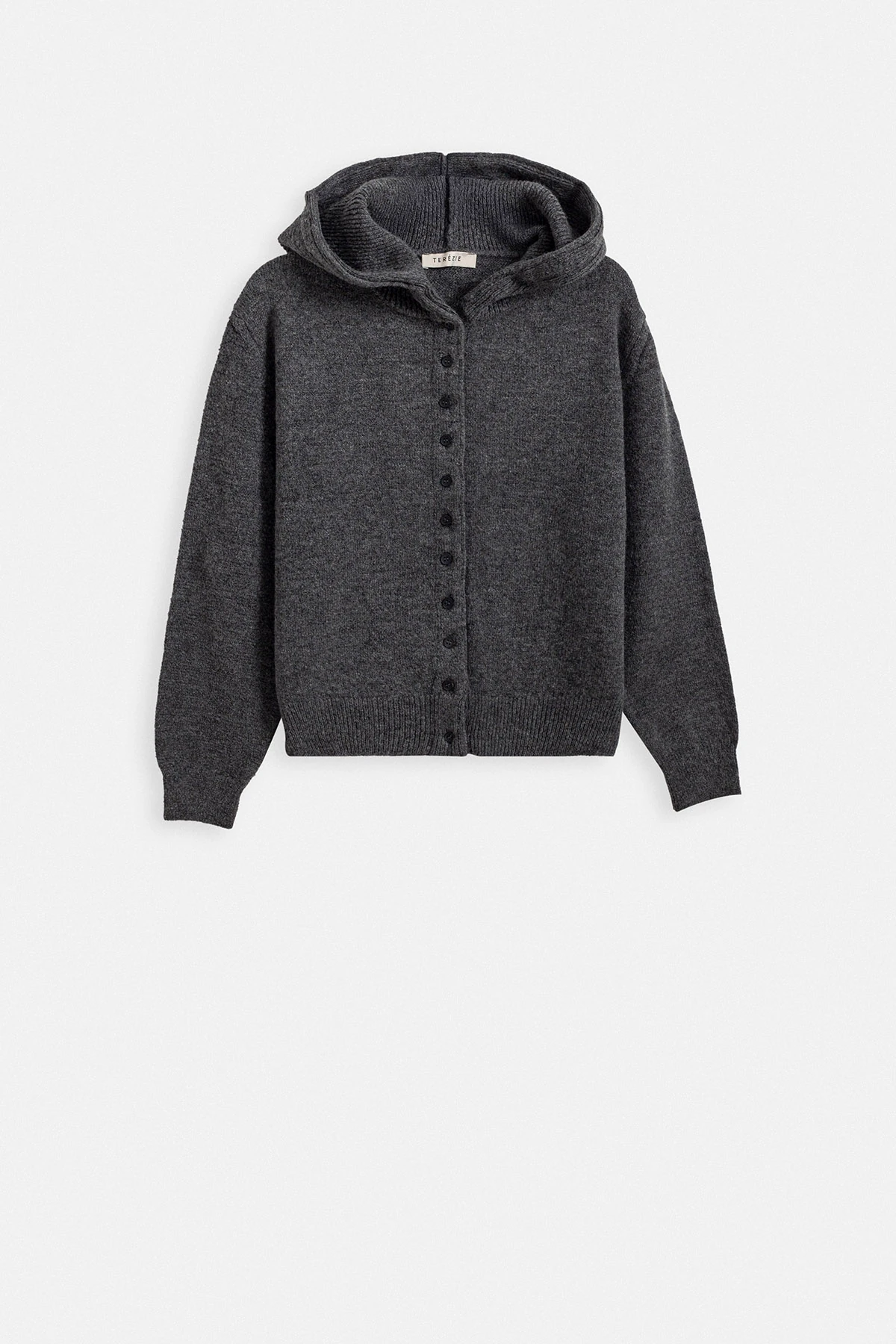 KAPŞONLU OVERSIZE TRIKO HIRKA - ANTRASİT