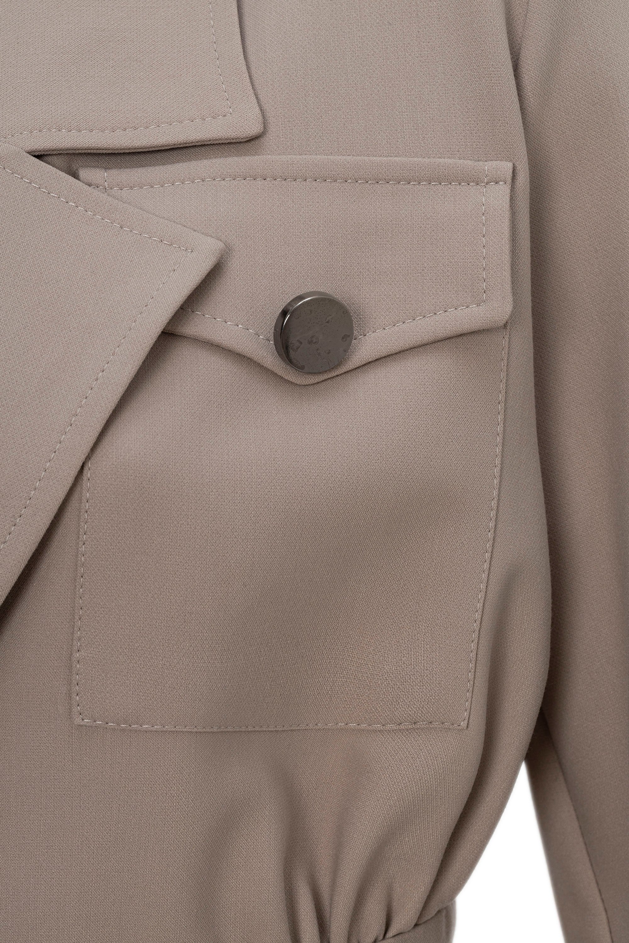 DÜĞME DETAYLI BLAZER CEKET - BEJ