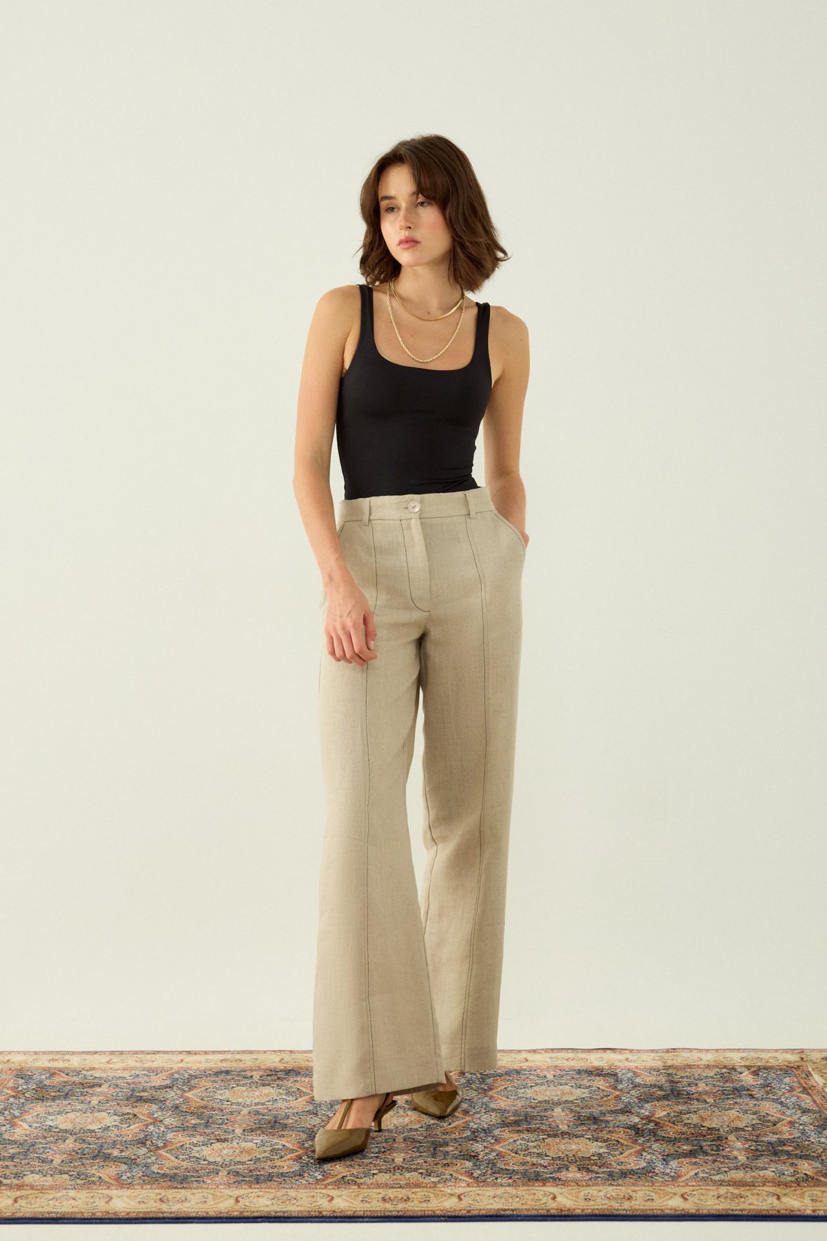 DEXTER %100 KETEN PANTOLON