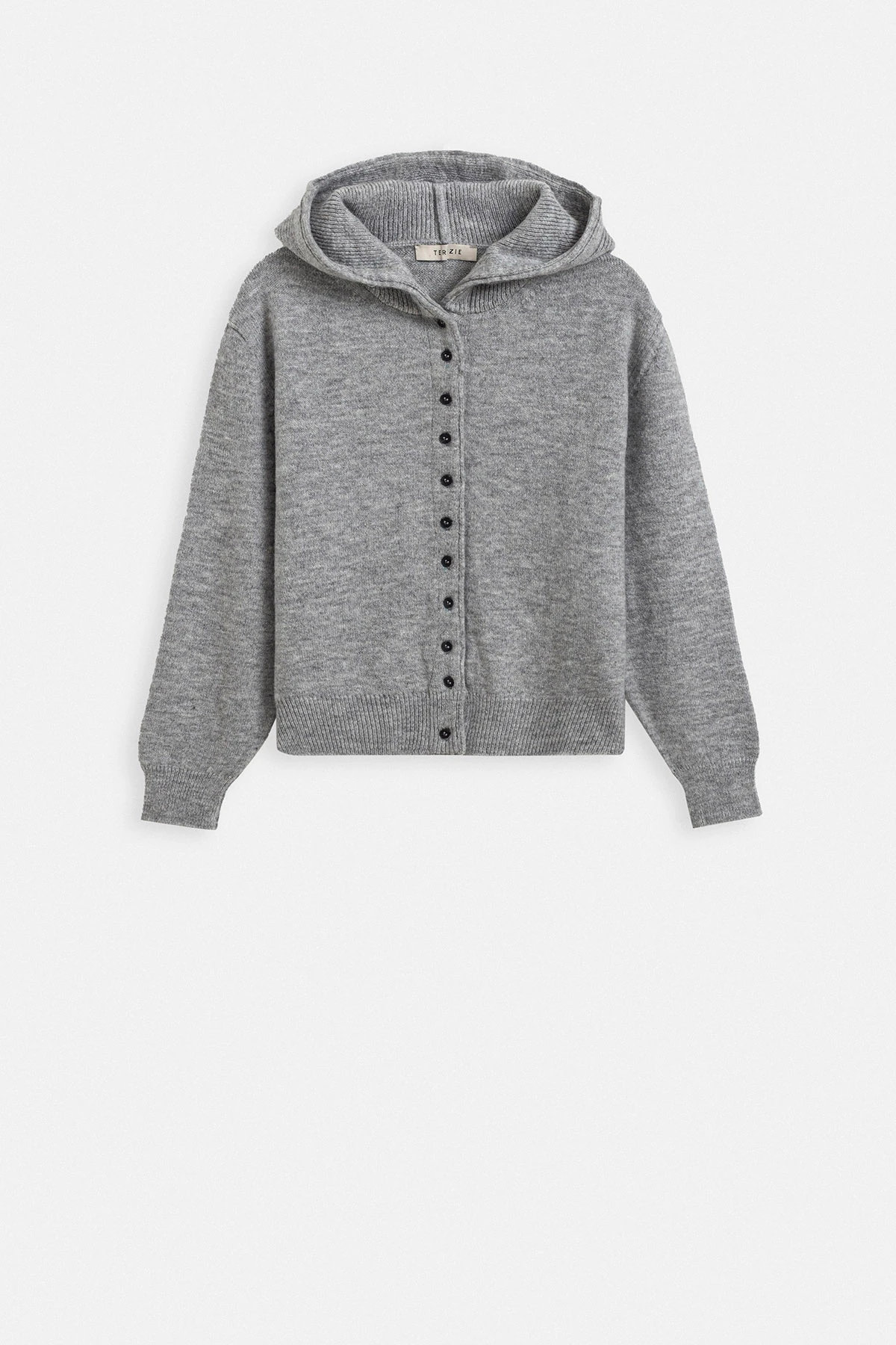 KAPŞONLU OVERSIZE TRIKO HIRKA - GRİ