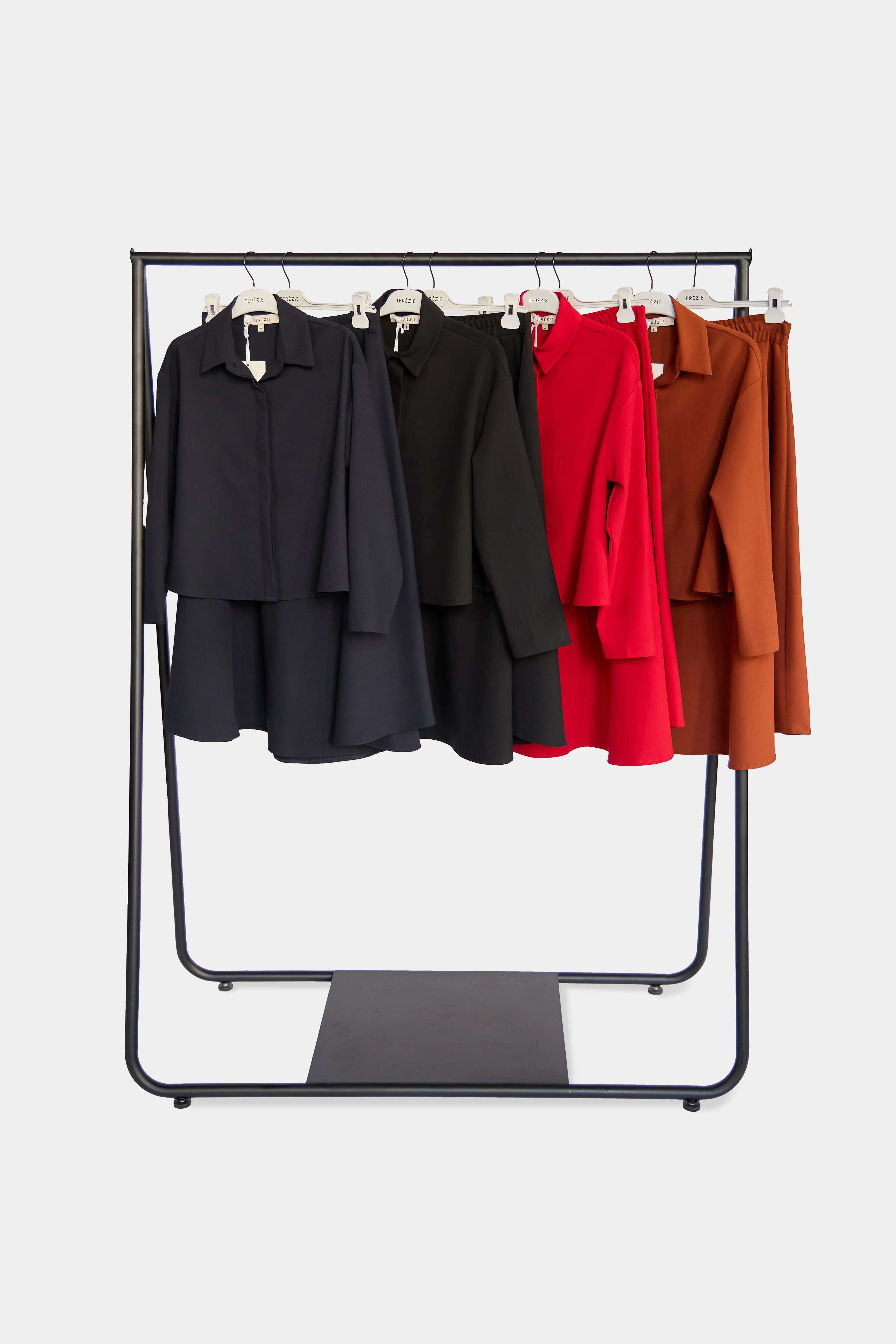 OSLO VOLANLI KISA GÖMLEK - LACİVERT