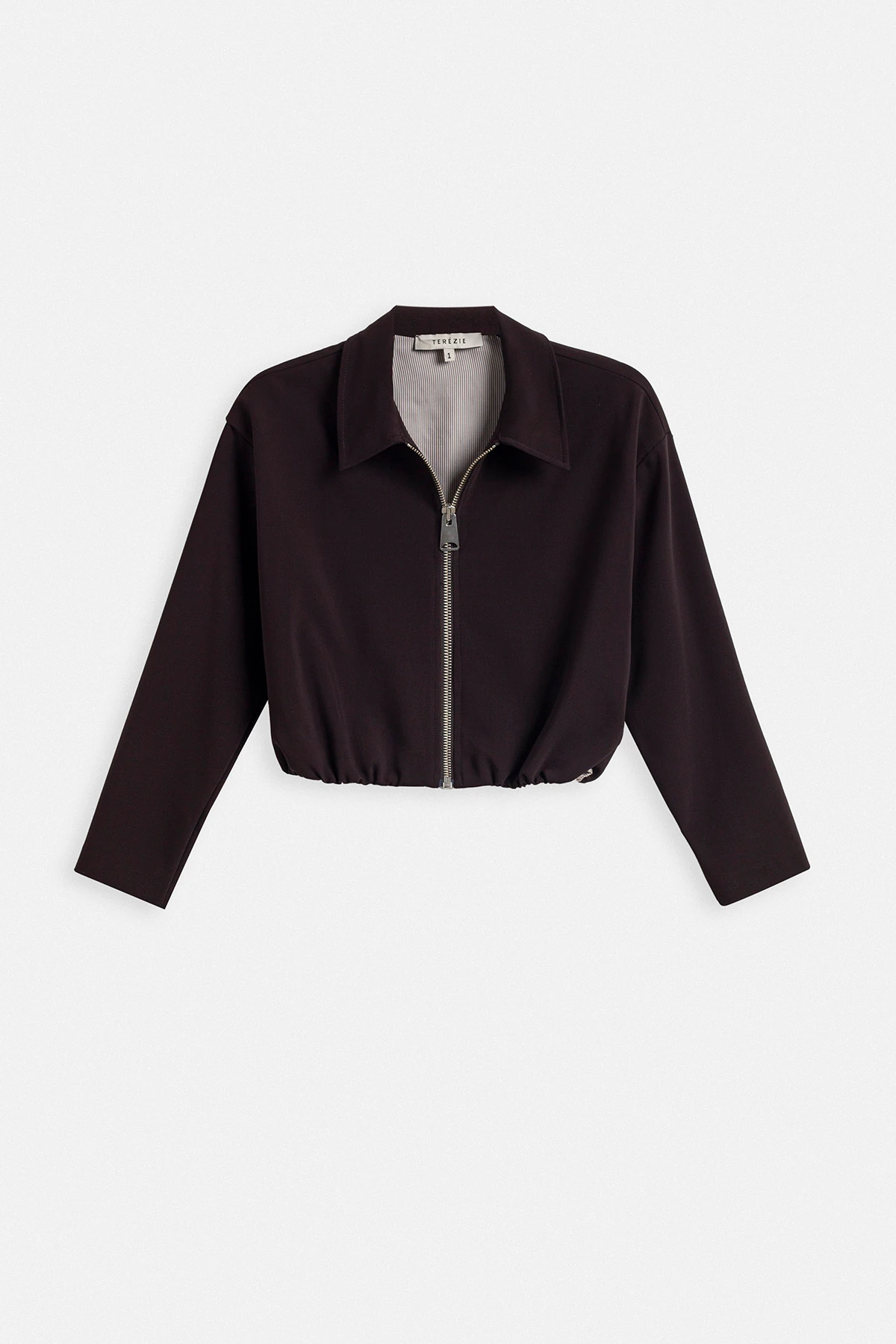 FERMUARLI BOMBER DIŞ CEKET - KAHVE