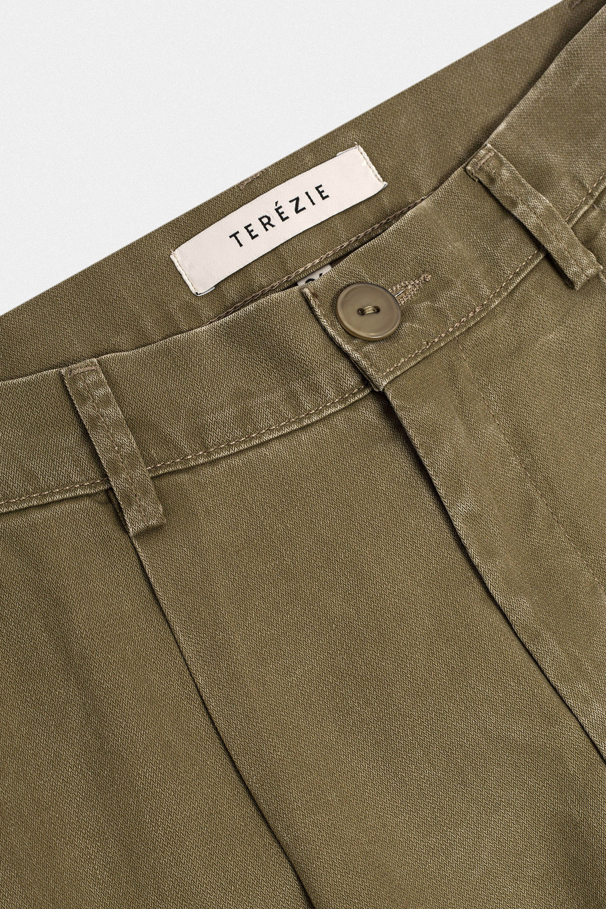 MOLIN YIKAMALI TENCEL PANTOLON - HAKİ