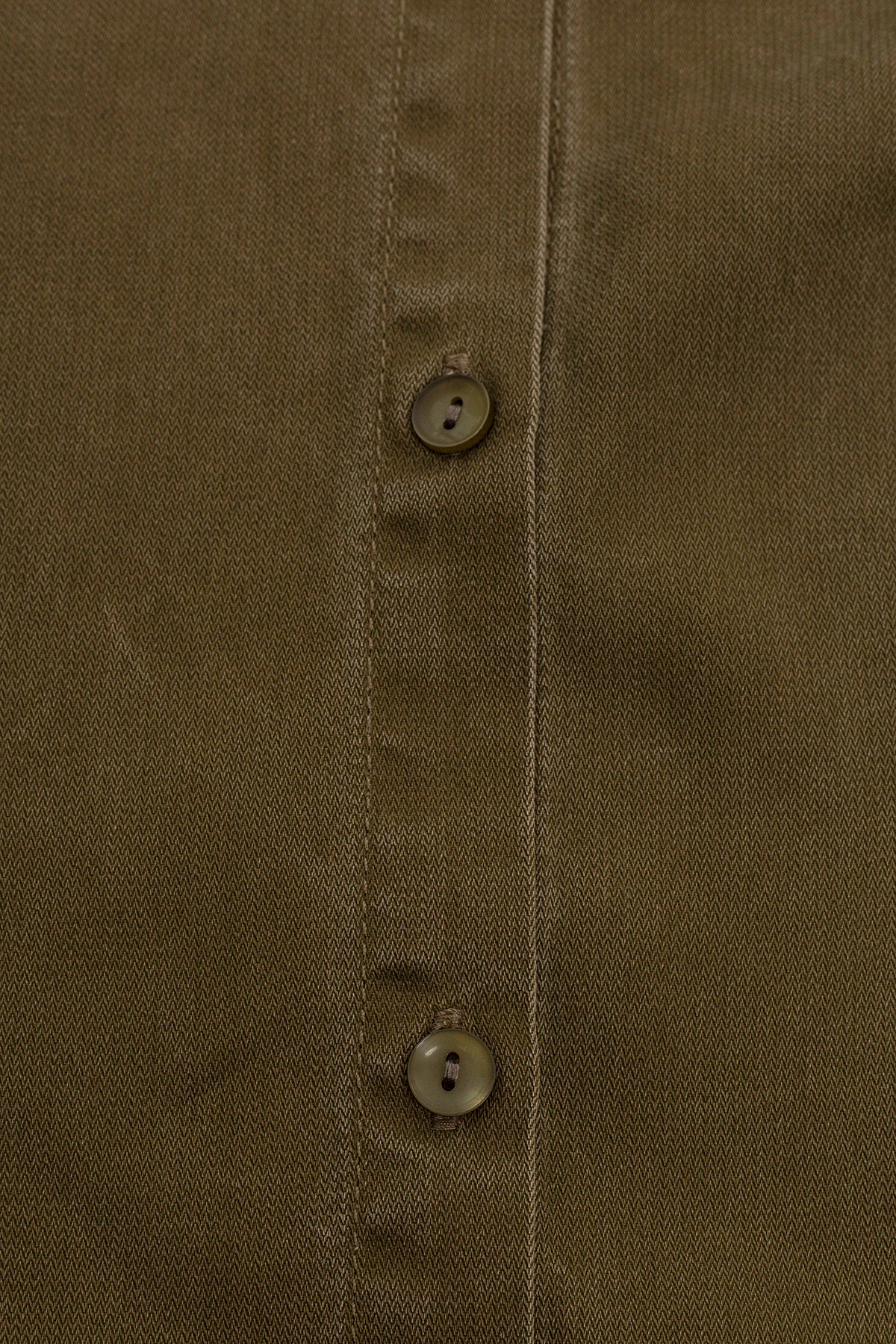 MOLIN YIKAMALI TENCEL GÖMLEK - HAKİ