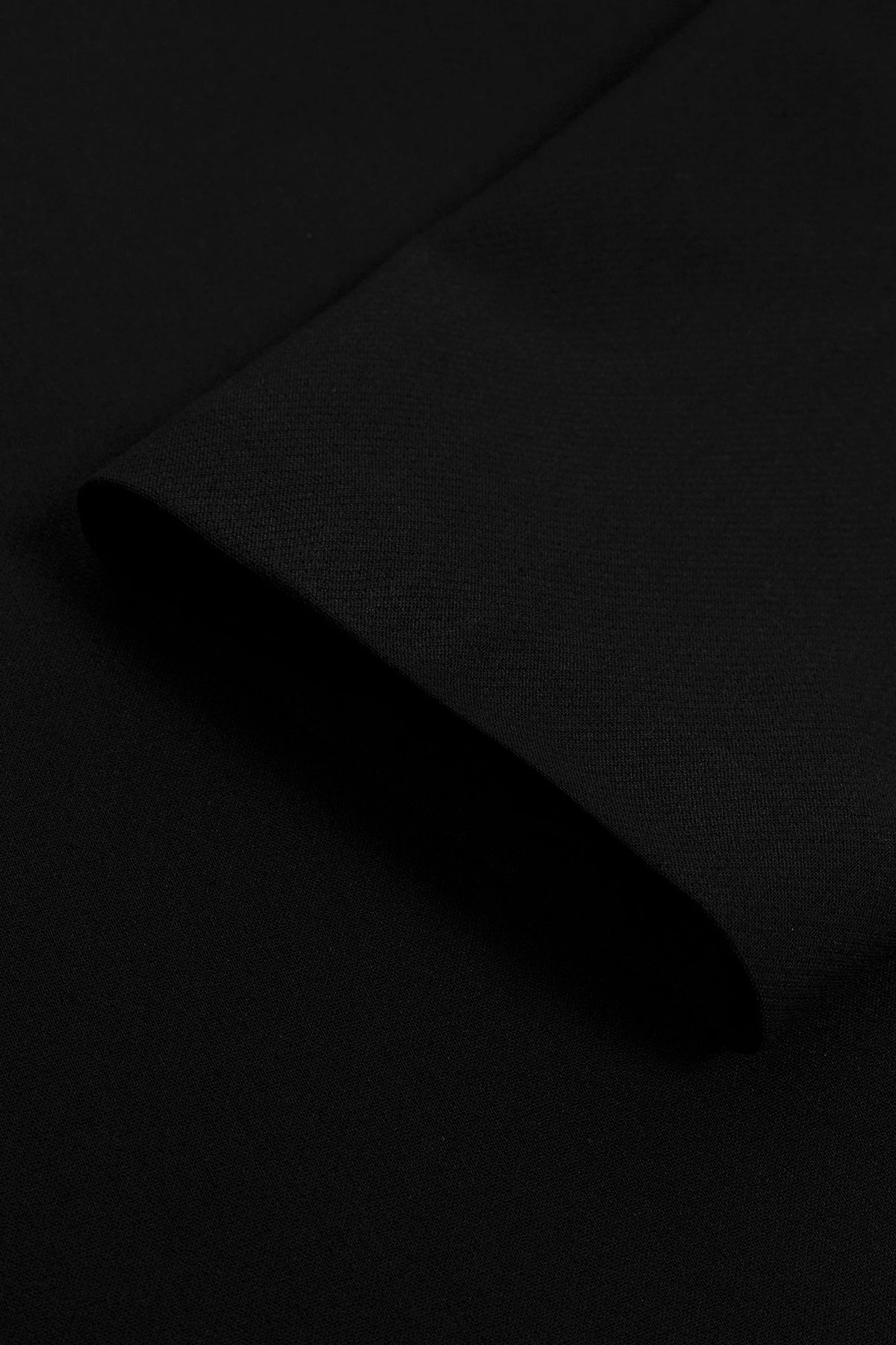 OSLO VOLANLI KISA GÖMLEK - SİYAH