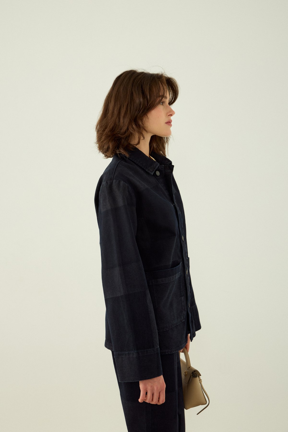 CORY PATCHWORK DENIM CEKET - SİYAH