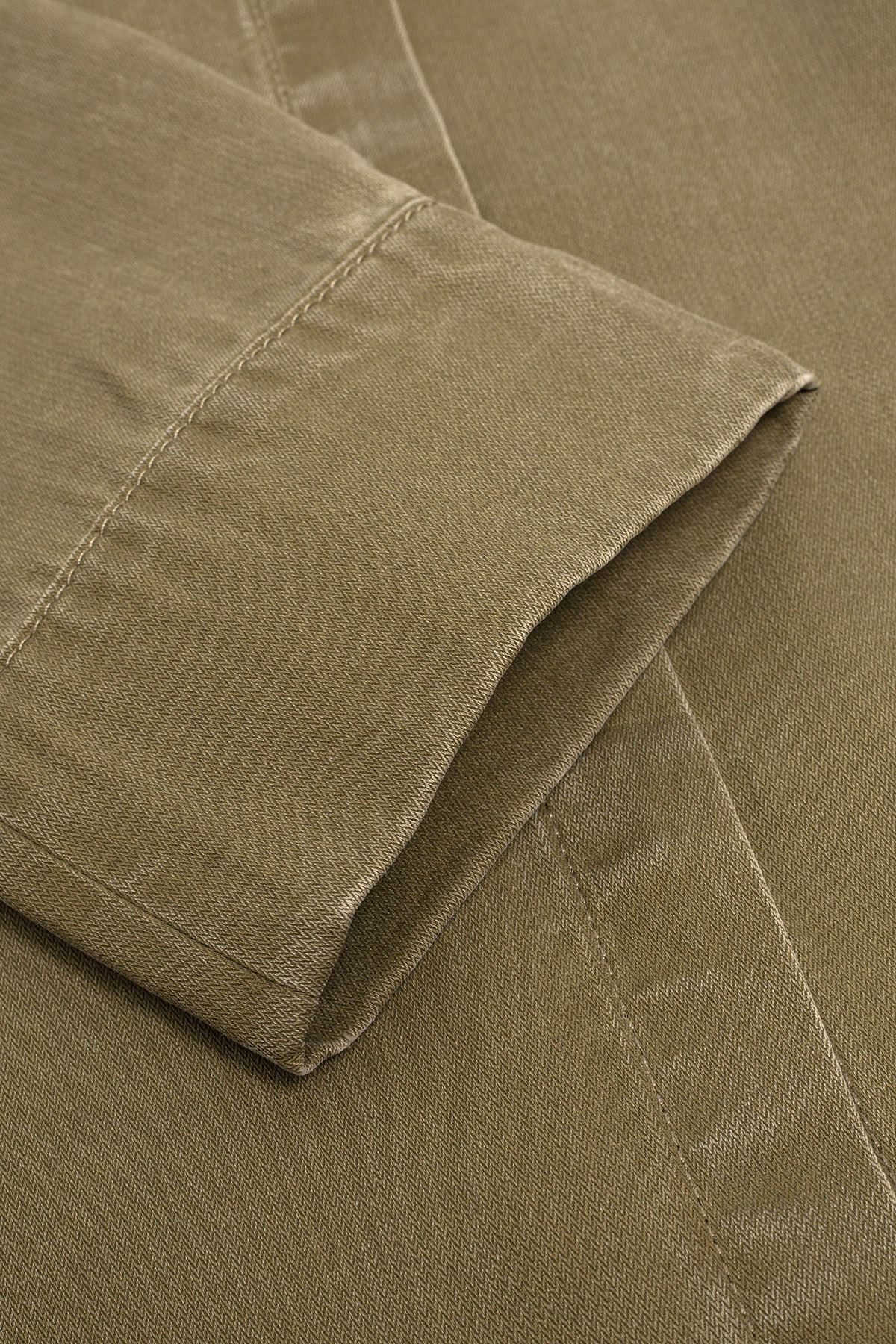 MOLIN YIKAMALI TENCEL ELBİSE - HAKİ