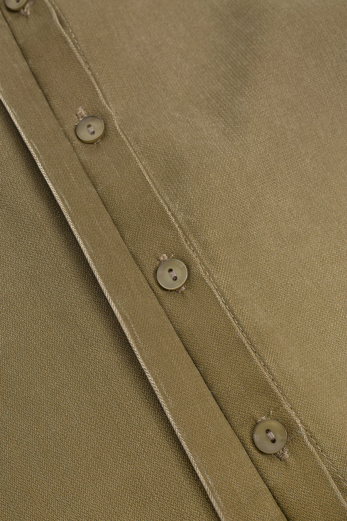 MOLIN YIKAMALI TENCEL ELBİSE - HAKİ