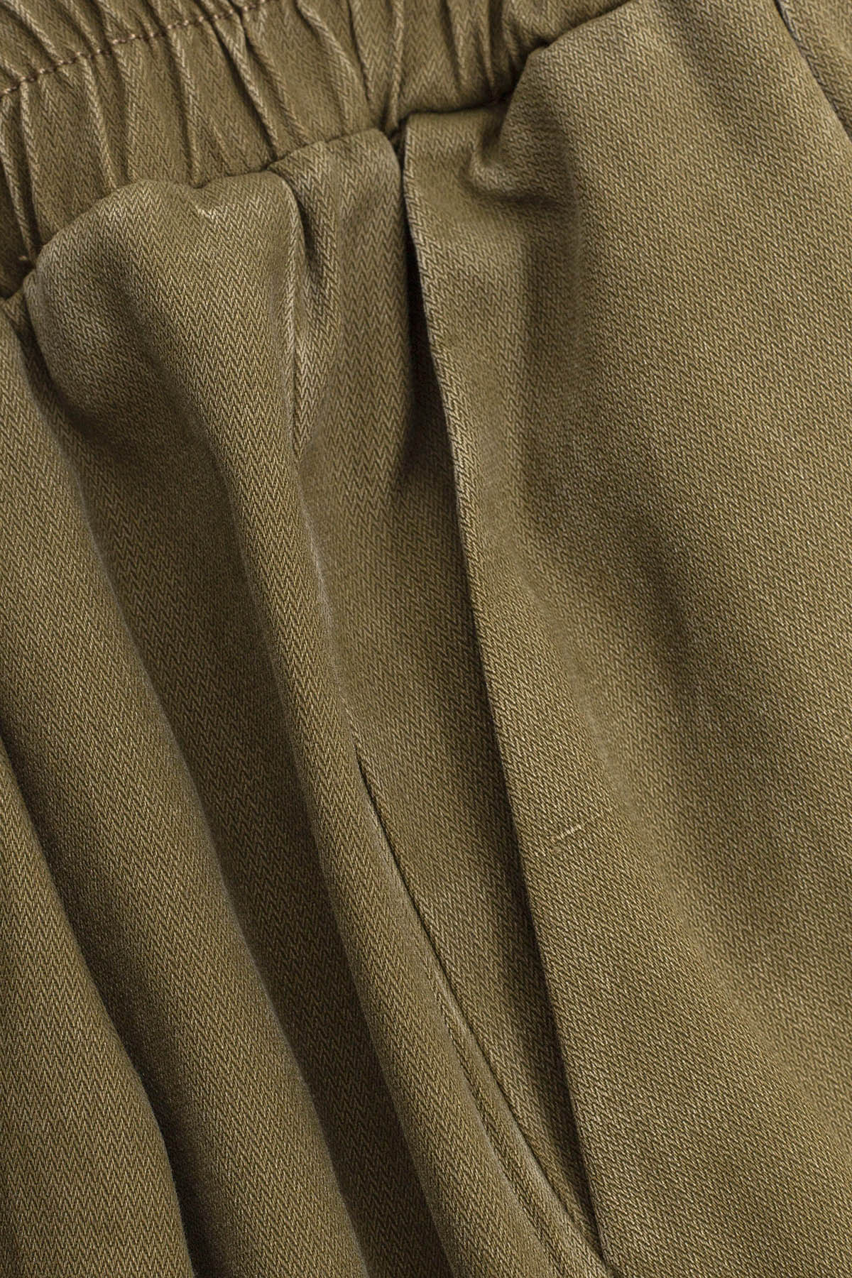 MOLIN YIKAMALI TENCEL ETEK - HAKİ