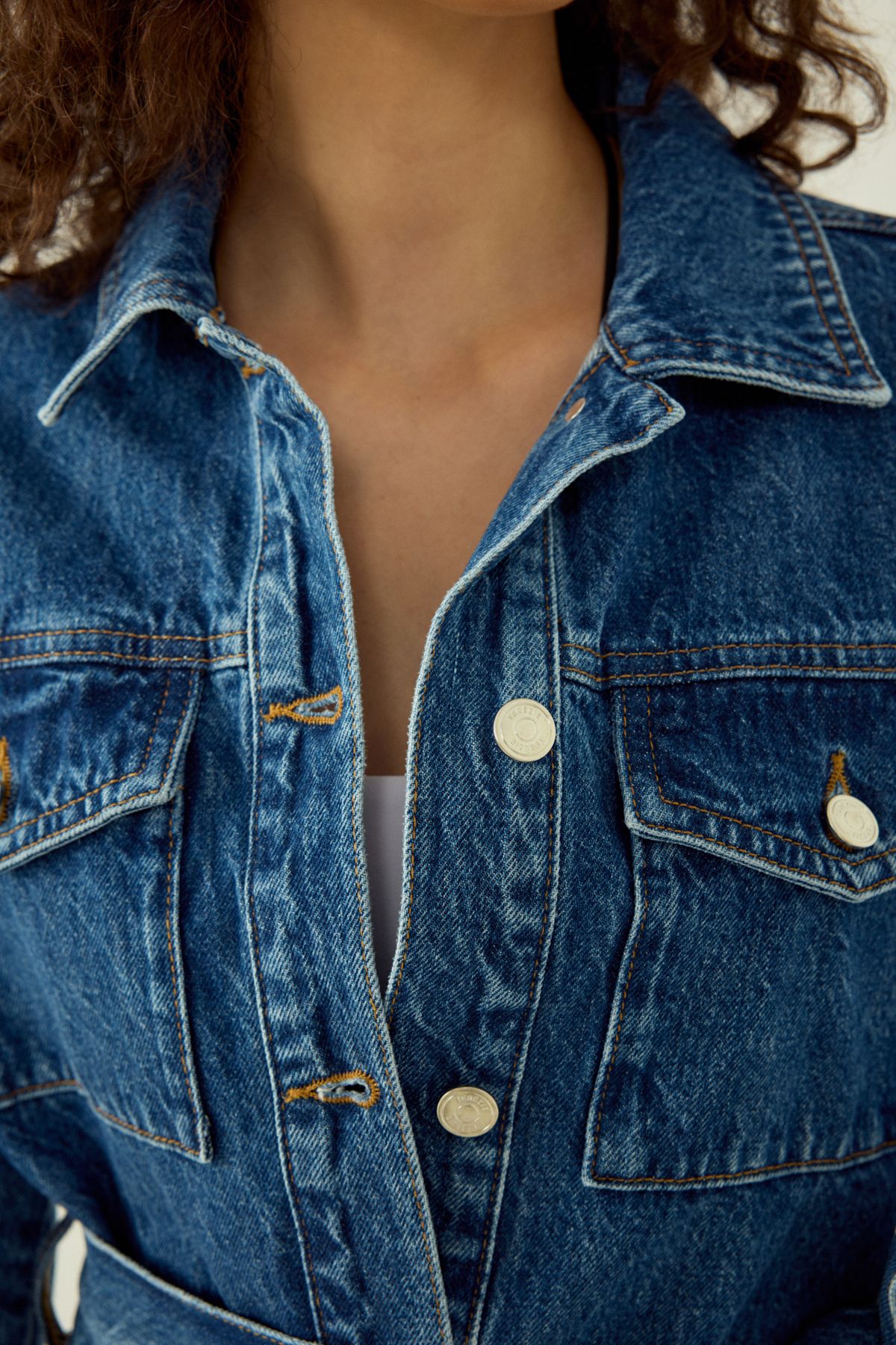 WRAP DENIM CEKET