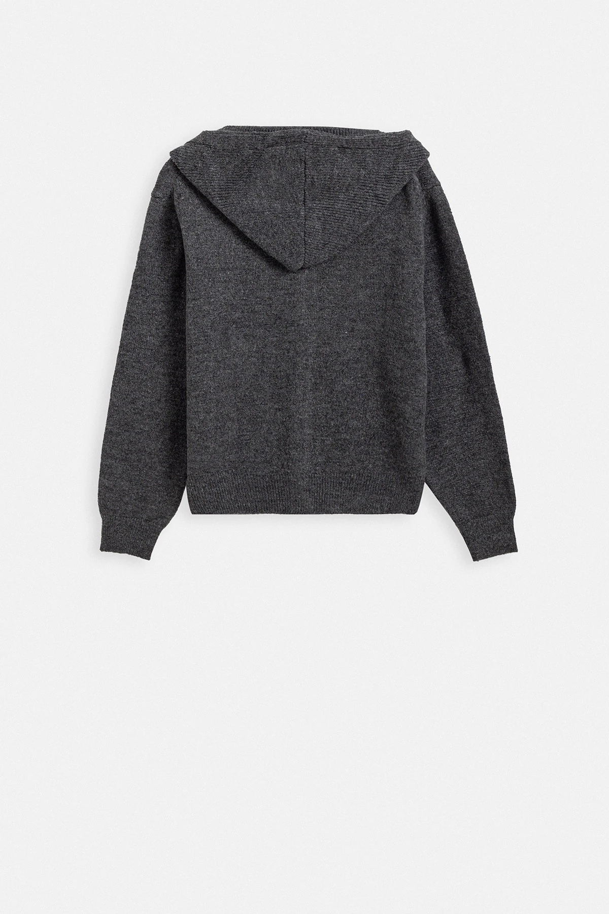 KAPŞONLU OVERSIZE TRIKO HIRKA - ANTRASİT