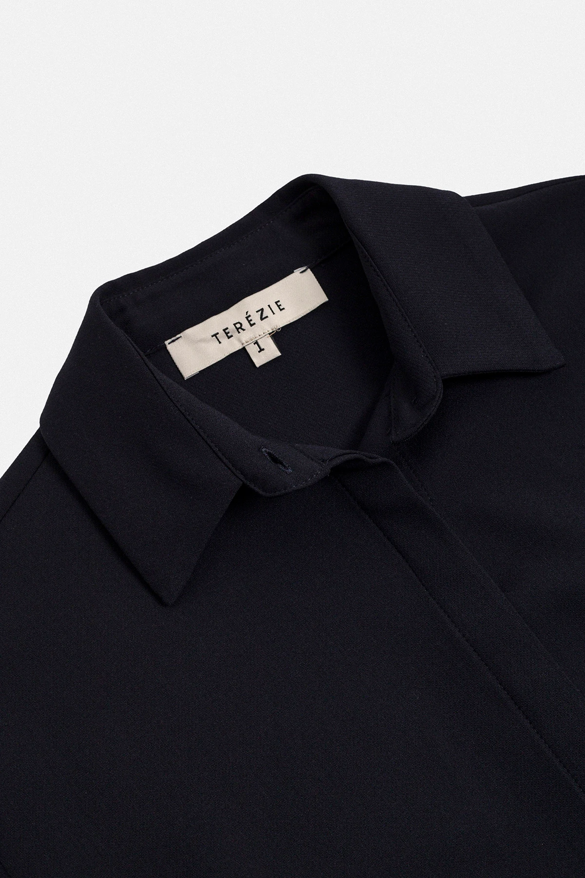 OSLO VOLANLI KISA GÖMLEK - LACİVERT