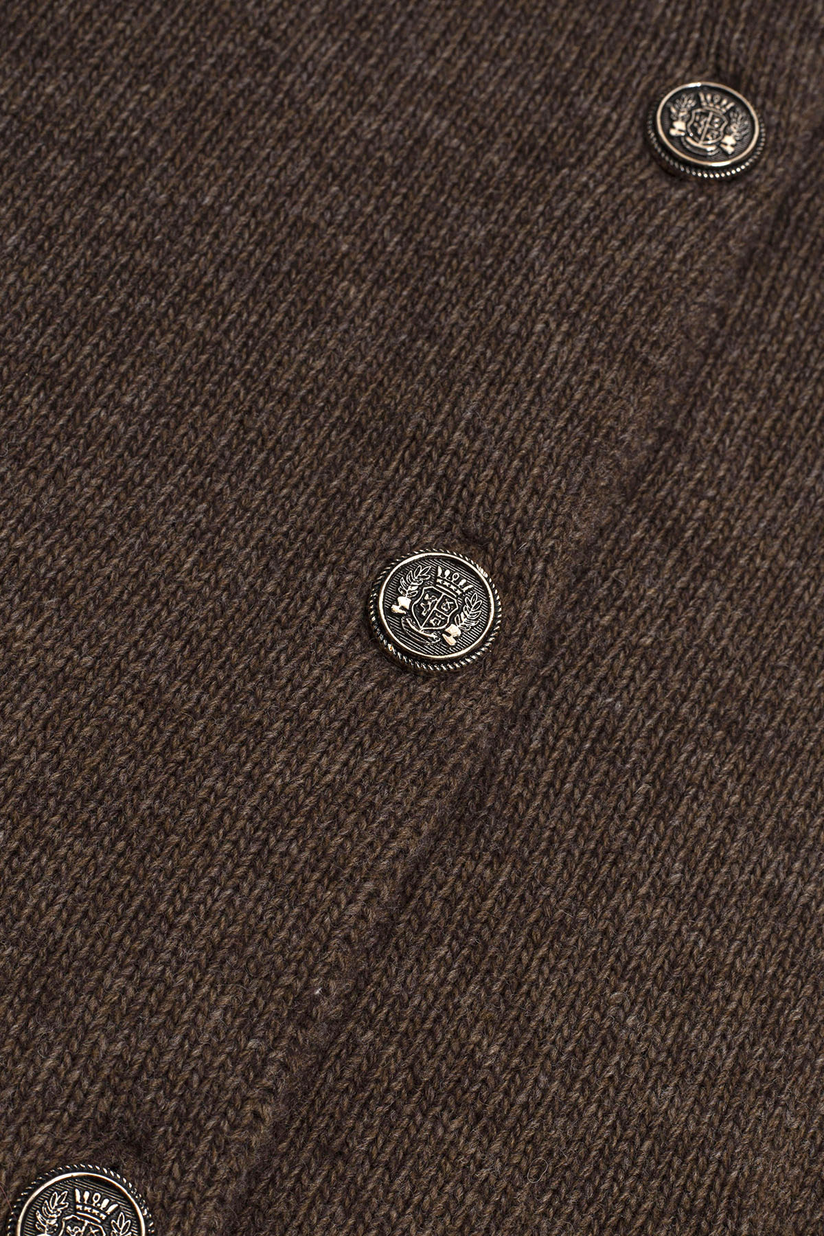 CEP DETAYLI YÜN TRIKO HIRKA - KAHVE