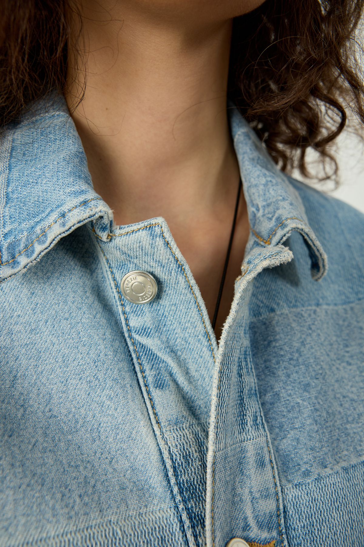 CORY PATCHWORK DENIM CEKET - MAVİ