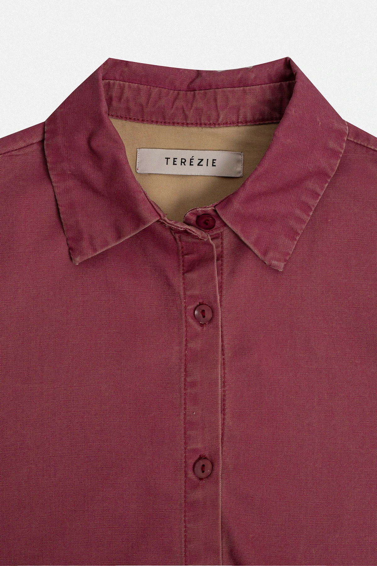 MOLIN YIKAMALI TENCEL GÖMLEK - LİLA