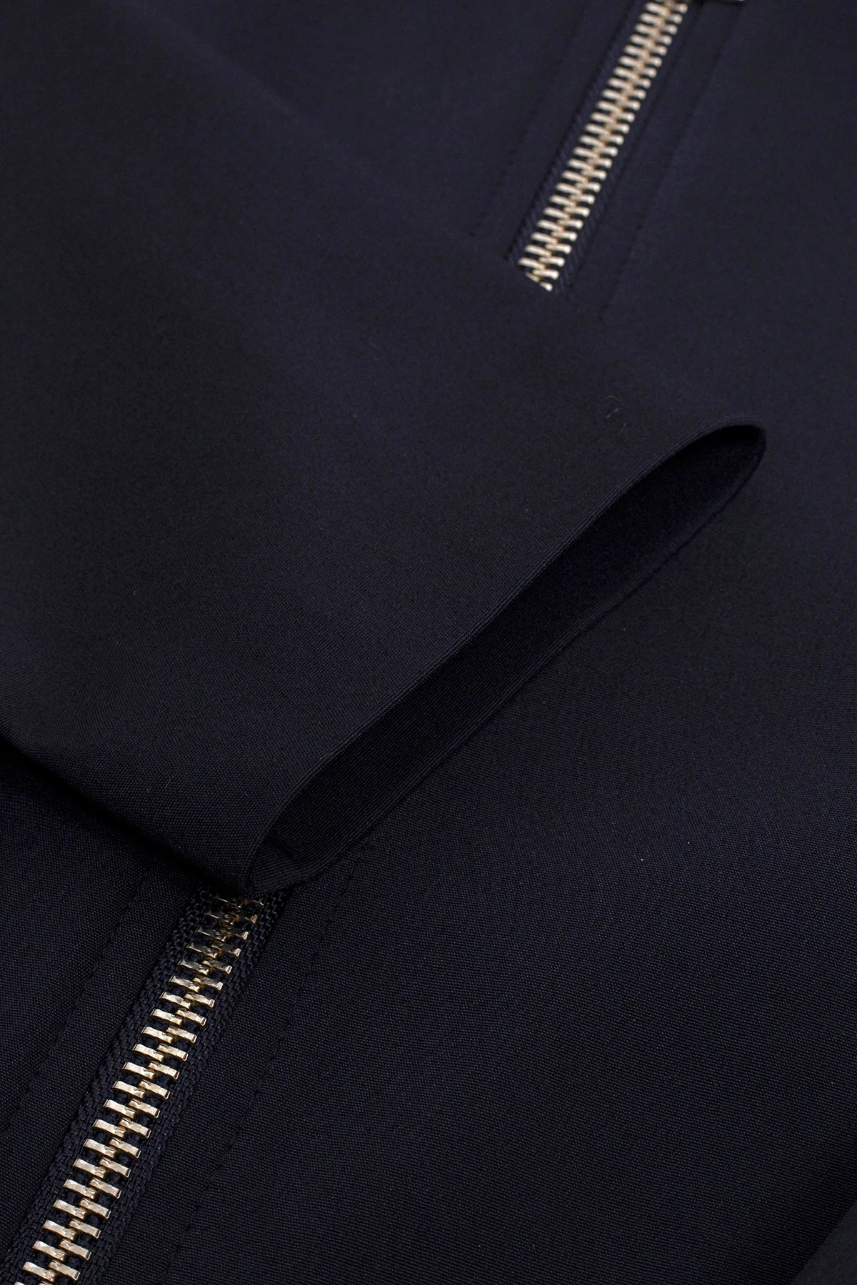 FERMUARLI BOMBER DIŞ CEKET - LACİVERT