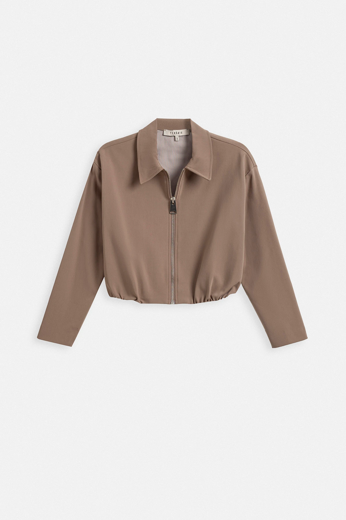 FERMUARLI BOMBER DIŞ CEKET - BEJ