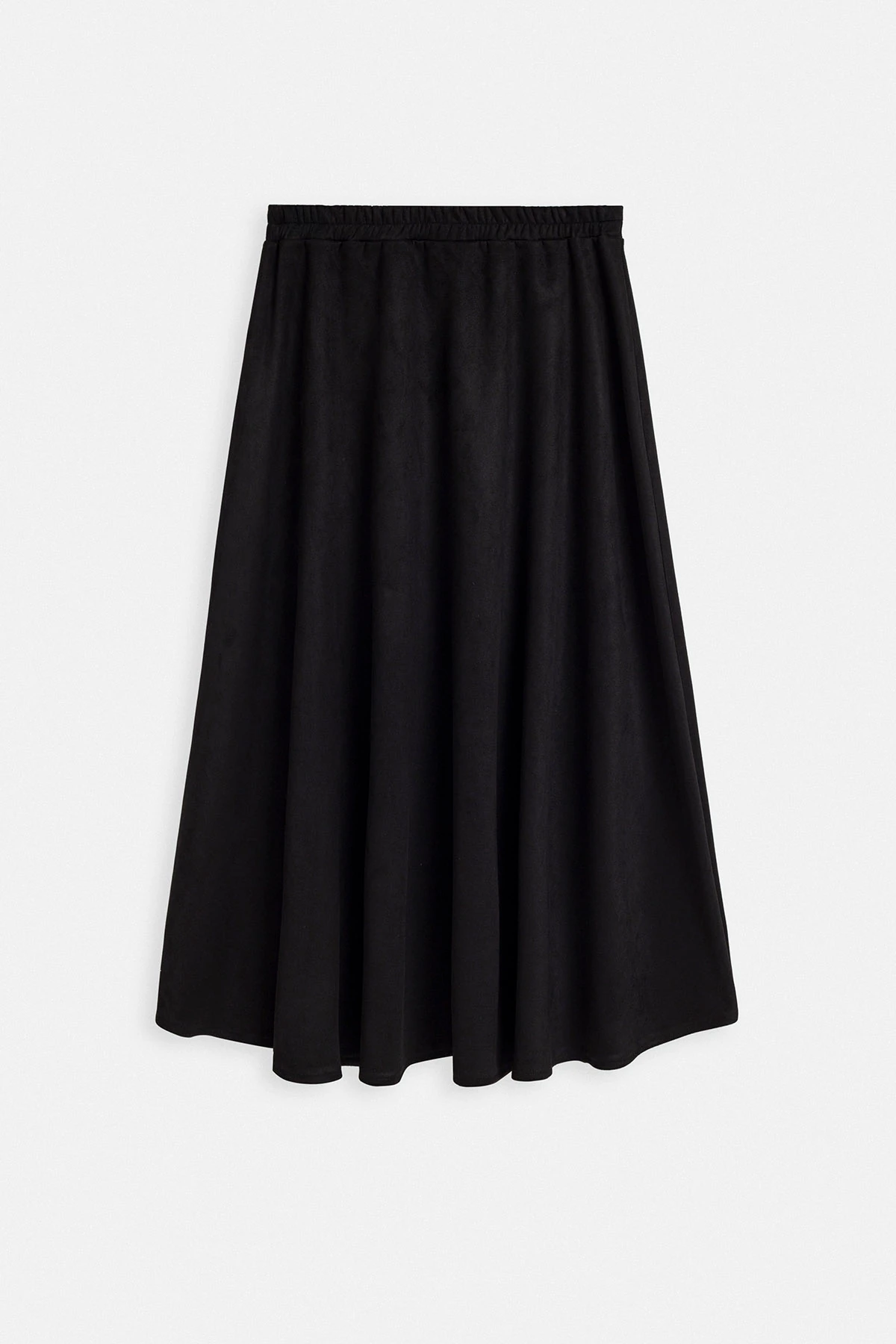 SCUBA SUET MIDI ETEK - SİYAH