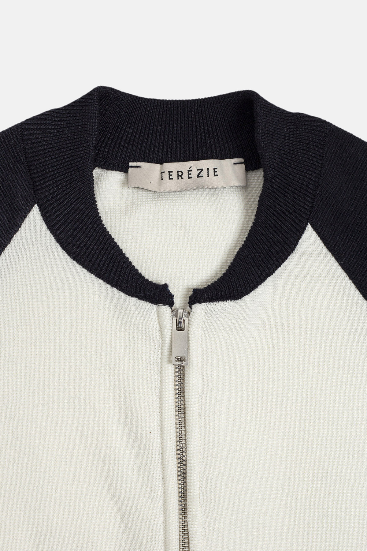 FERMUARLI OVERSIZE PAMUK TRİKO - LACİVERT