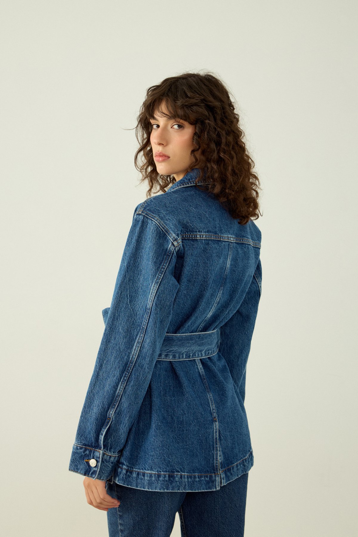WRAP DENIM CEKET