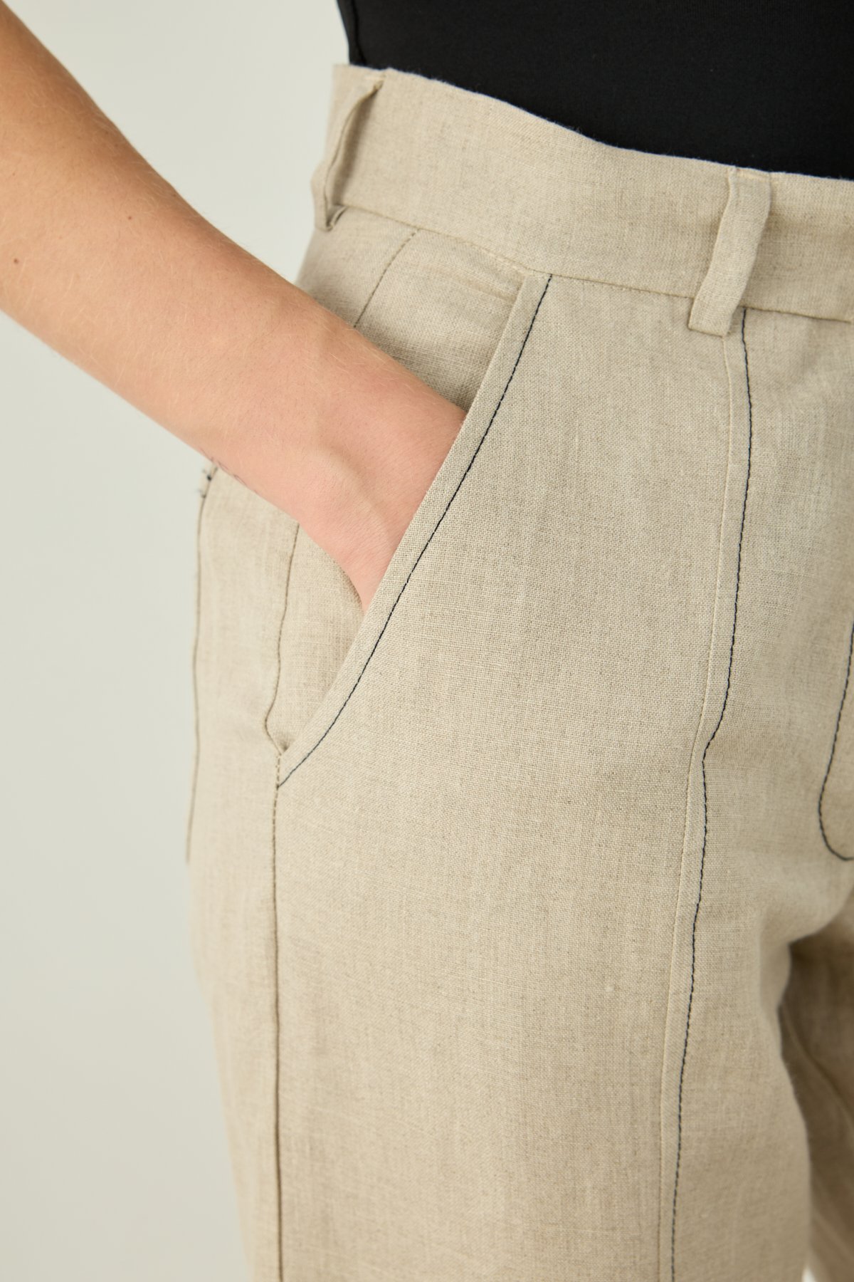 DEXTER %100 KETEN PANTOLON