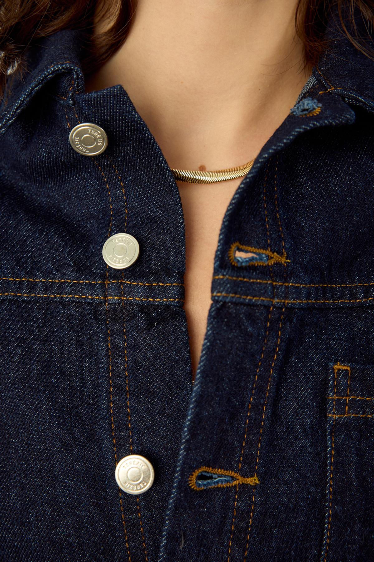 WRAP DENIM CEKET