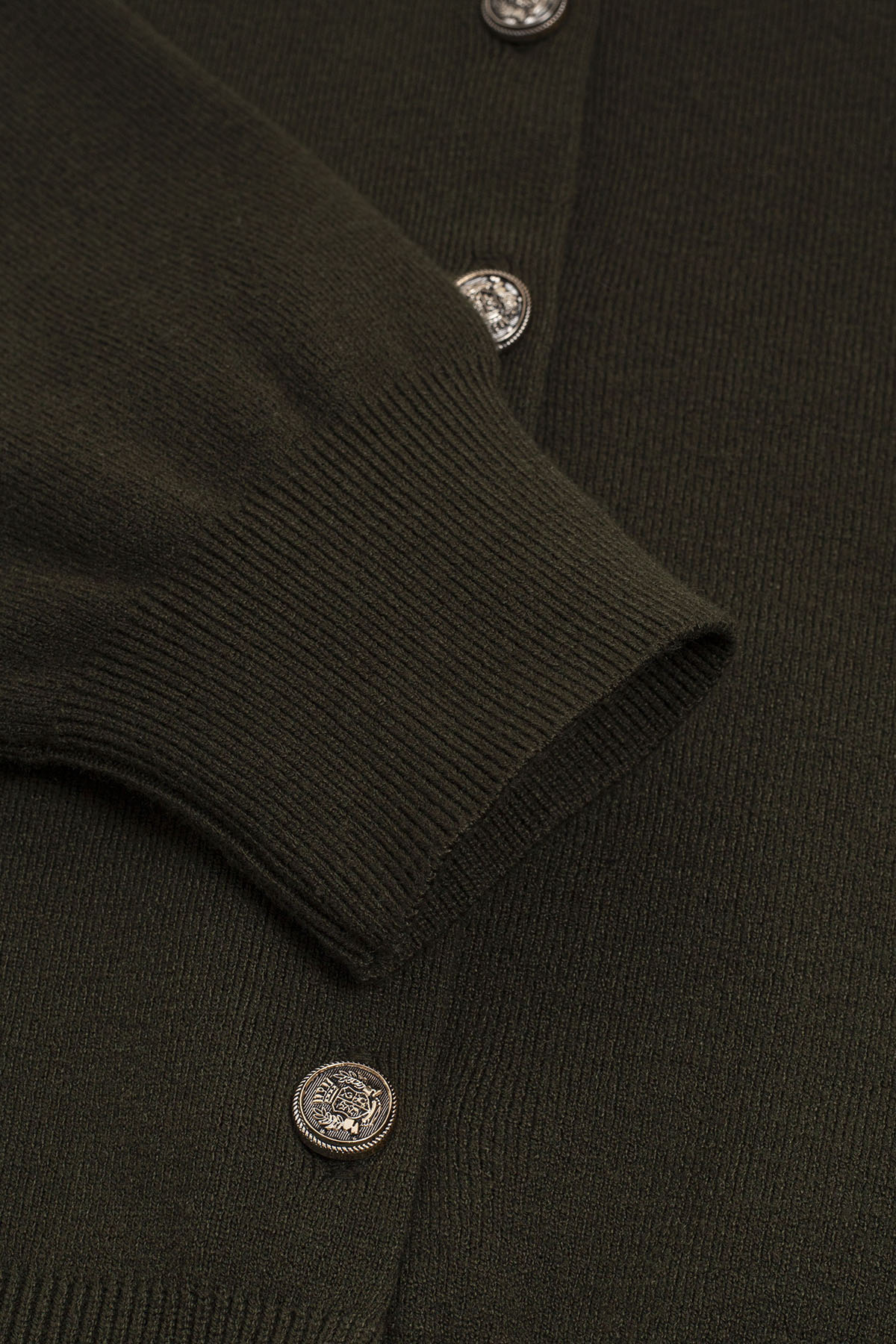 YUMUŞAK DOKULU TRİKO HIRKA - HAKİ